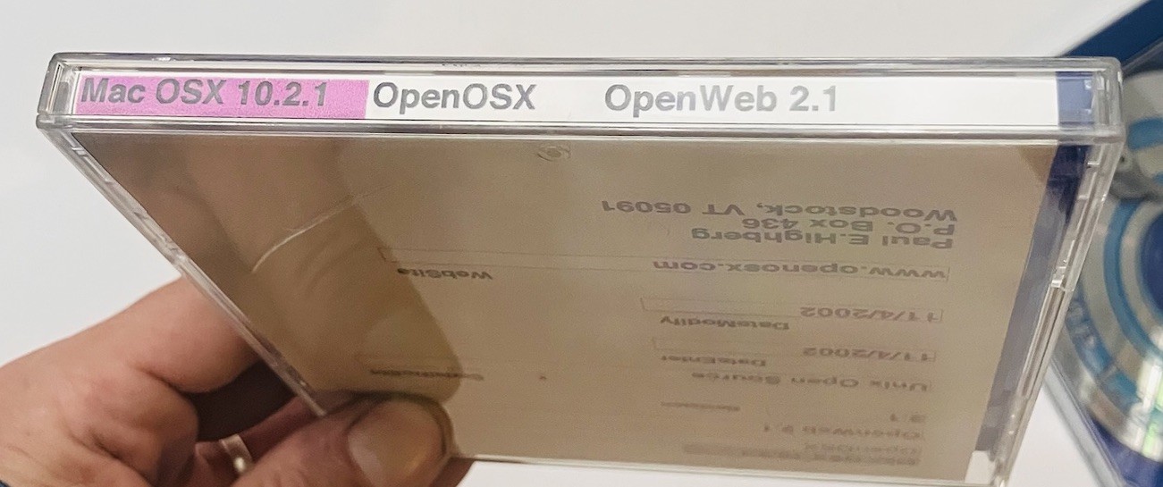 OpenOSX Mac OS X Installer 3 Disc Lot Office GIMP OpenWeb Vintage