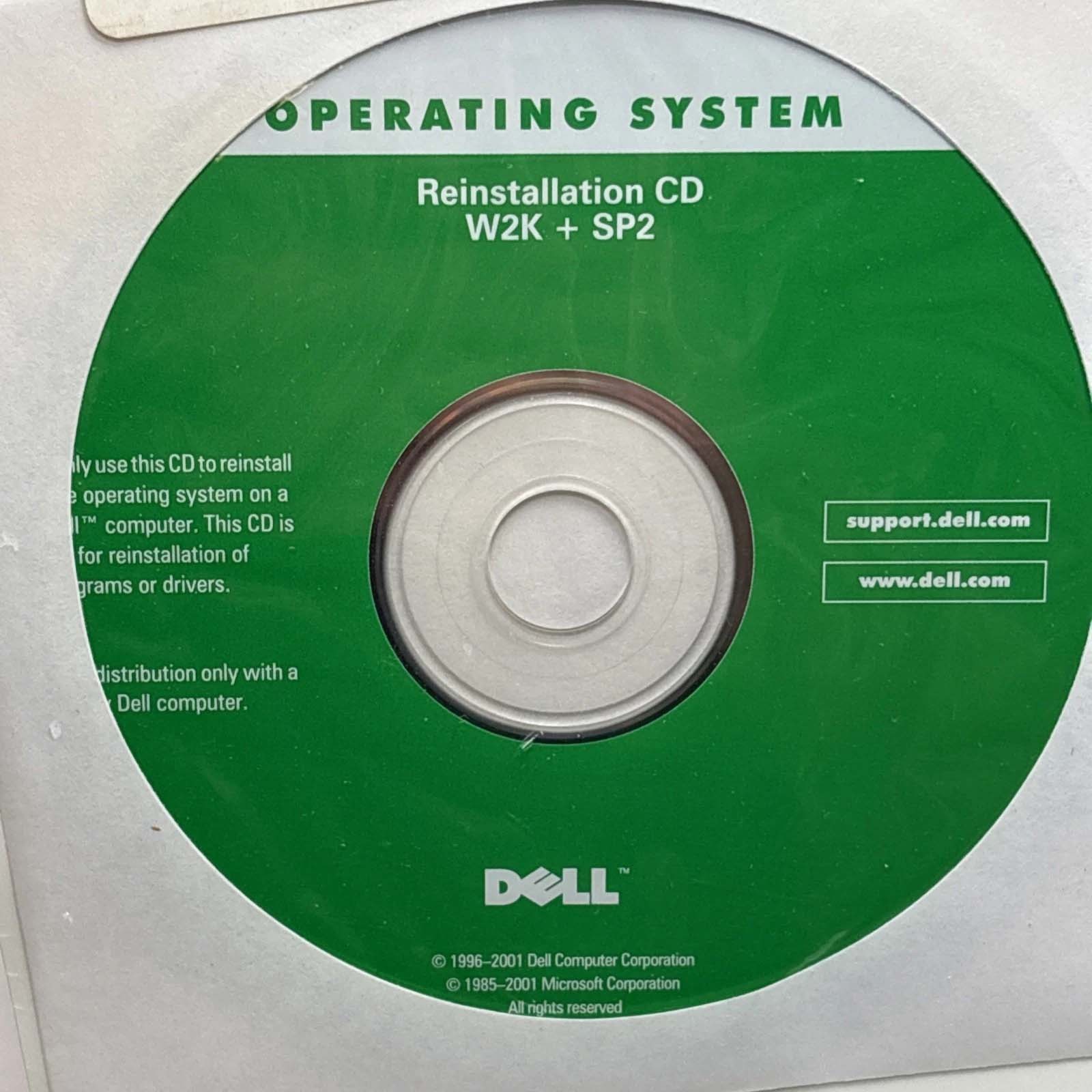 Microsoft Windows 2000 Professional Reinstallation CD – NEW Sealed OEM Package