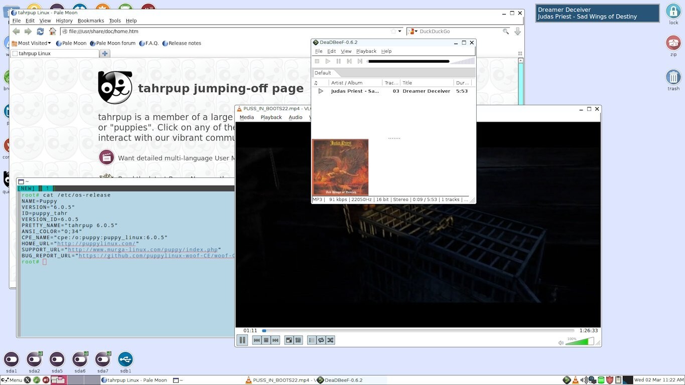 PUPPY LINUX OS ALL VER 64BIT USB/DVD, MAC/PC, DEBIAN UBUNTU SLACKWARE VOID BASE
