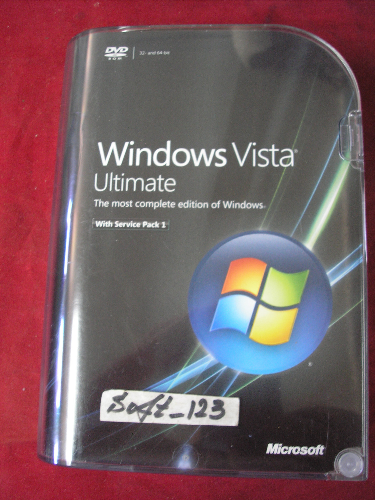 Microsoft Windows Vista Ultimate Full w/SP1 32 Bit & 64 Bit DVD =NEW SEALED BOX=