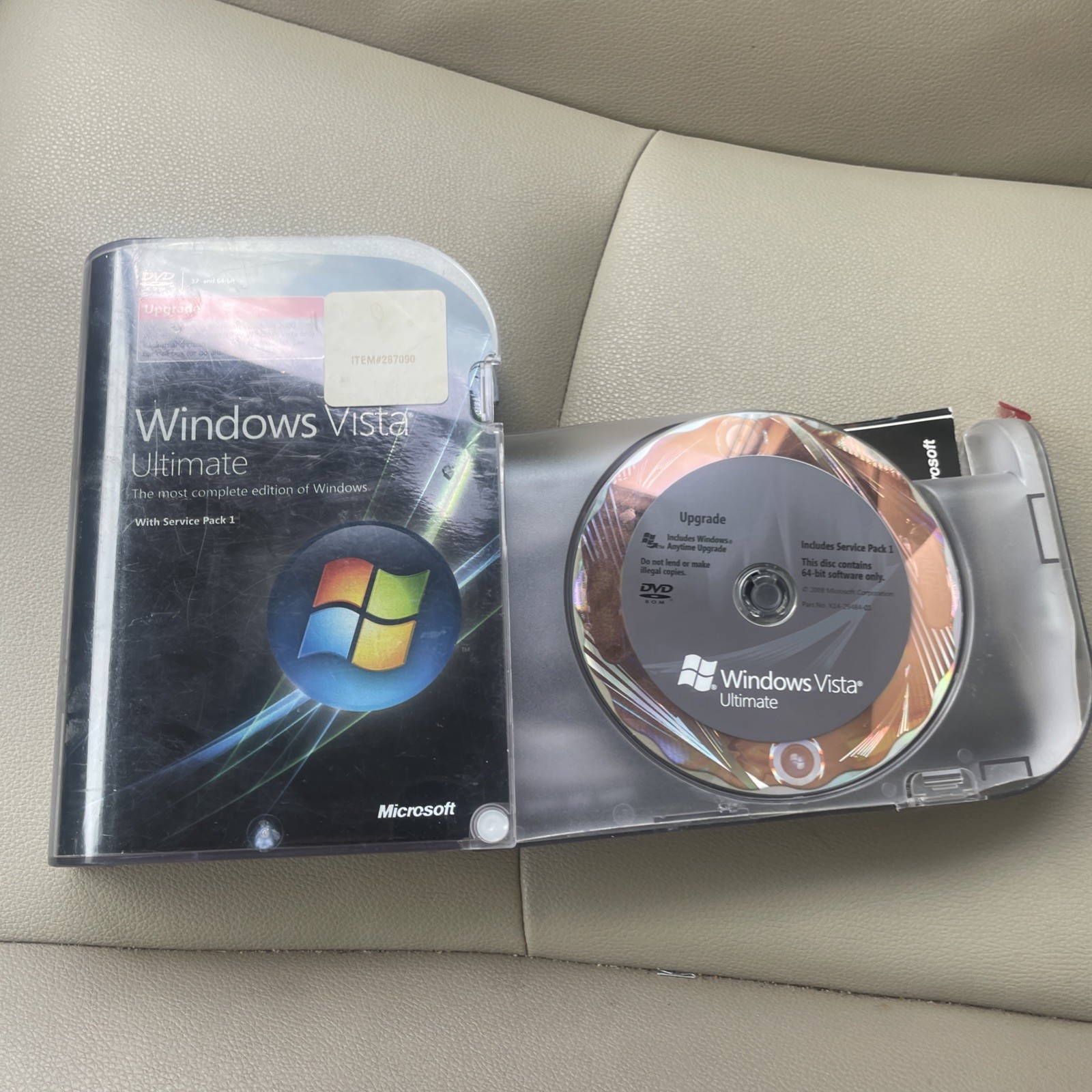 MS Windows Vista Ultimate Upgrade 32 & 64 Bit Genuine Retail Version 2-Discs