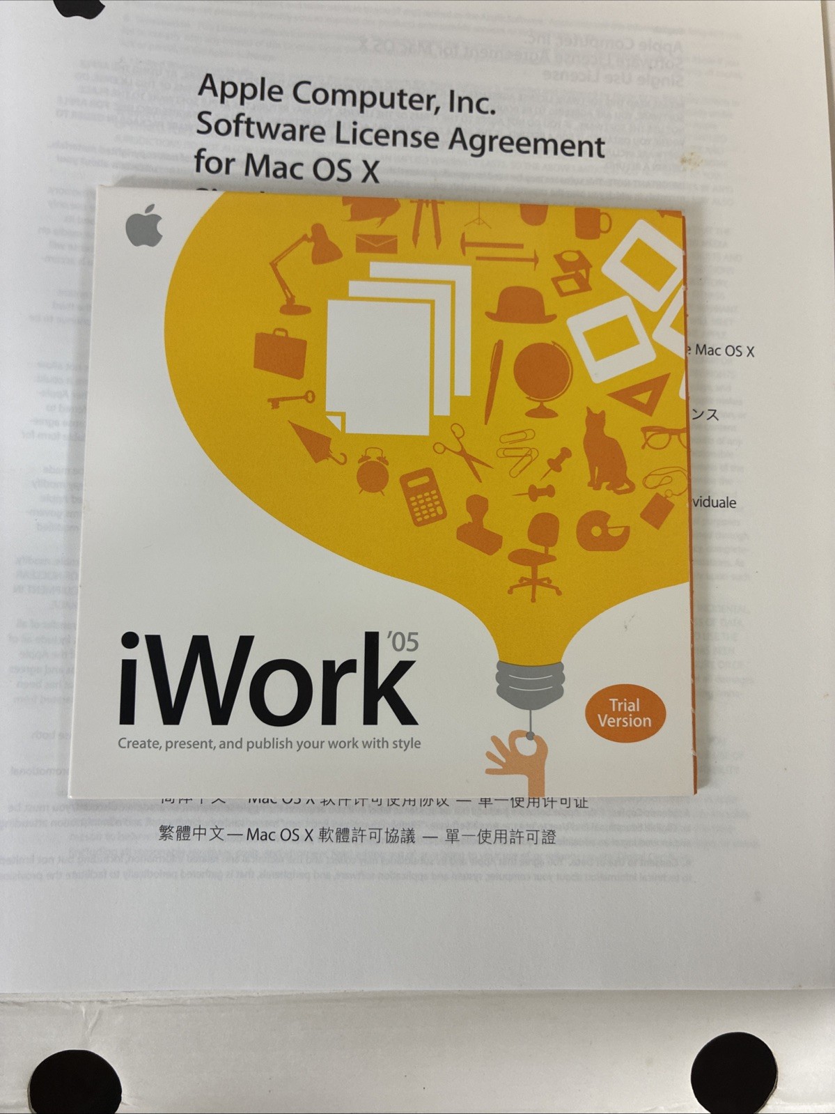 Boxed Apple Mac OS X 10.4 Tiger (M9639Z/A)