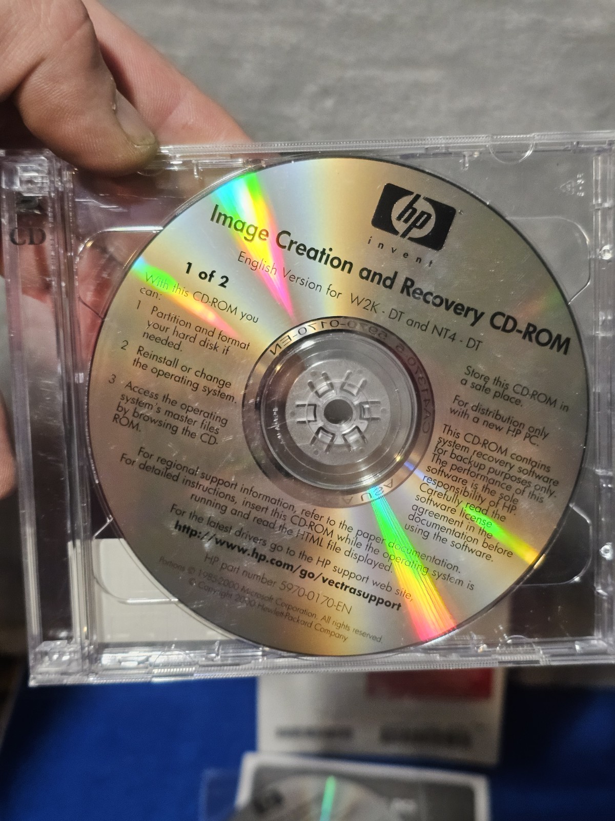 Windows NT Workstation HP OEM CDs Recovery Guide + Accessories Lot