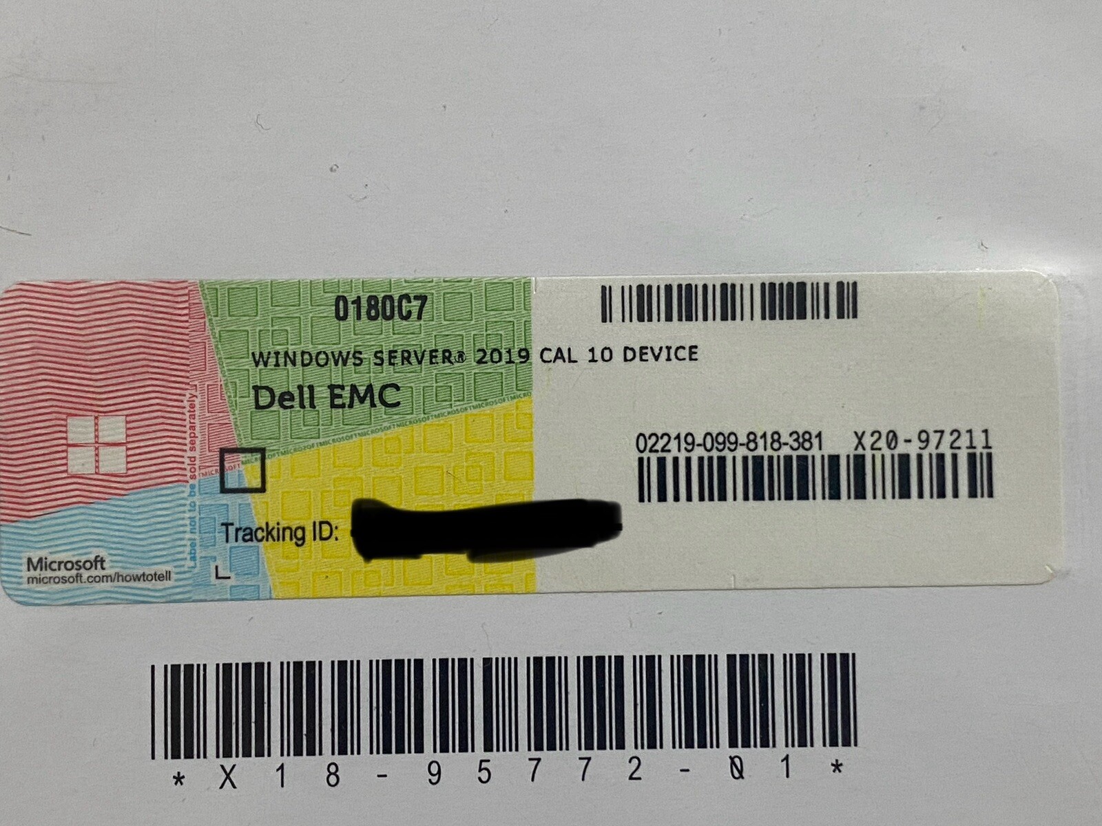 Windows Server 2019 – 10 DEVICE Client Access License CAL (not RDS) FOR DELL EMC