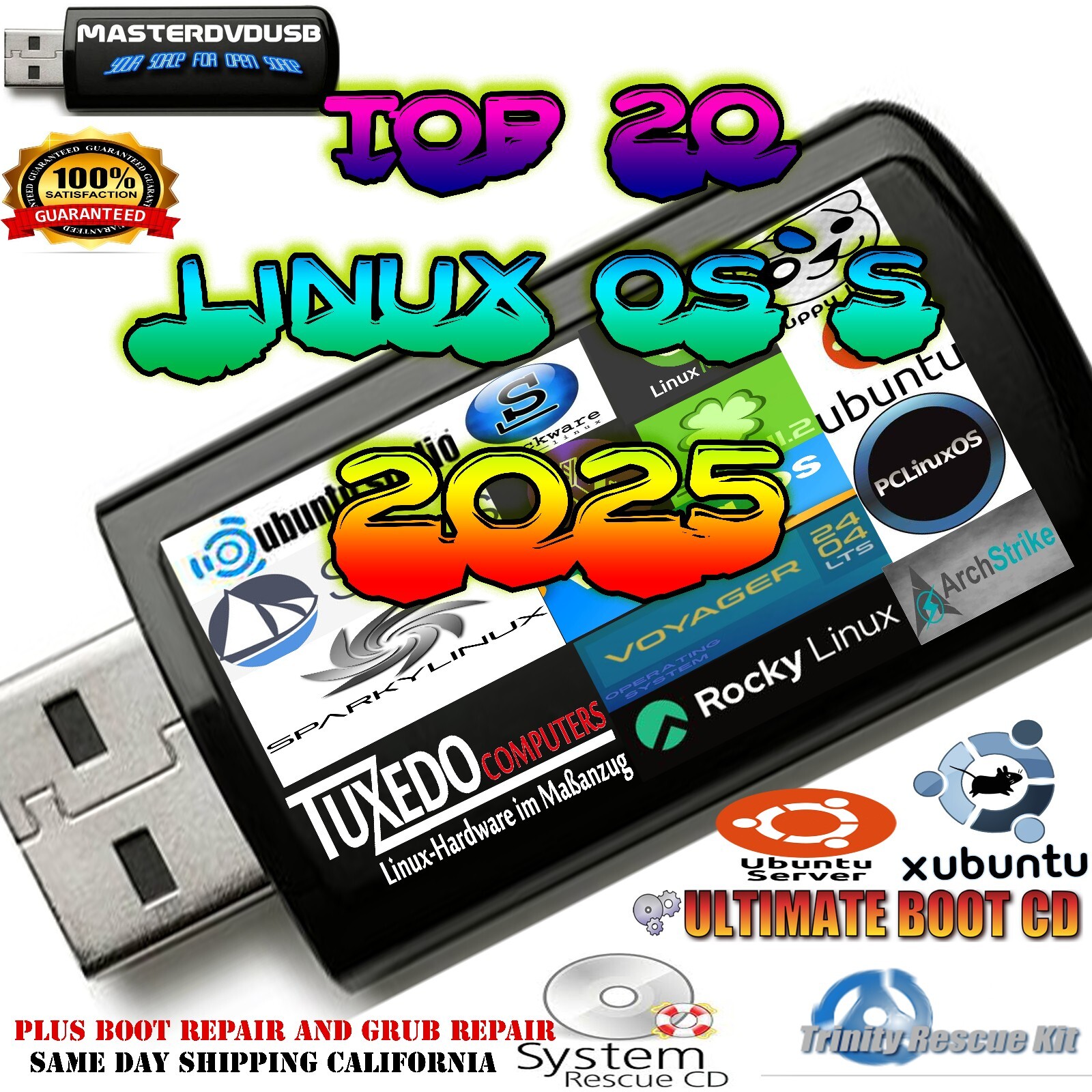 Top 20 Linux OS Multi-Boot USB 2025 – Ultimate Compilation of Linux OS and Tools