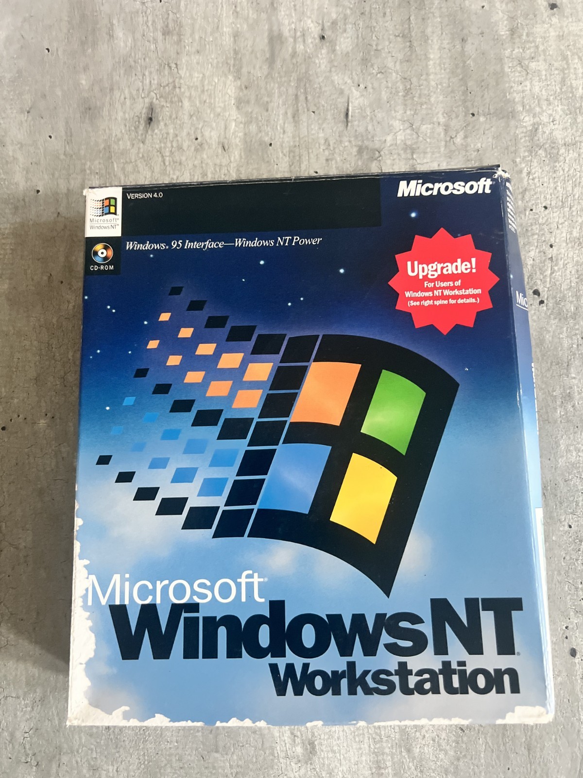 Microsoft Windows NT Workstation Upgrade Windows 95 Interface