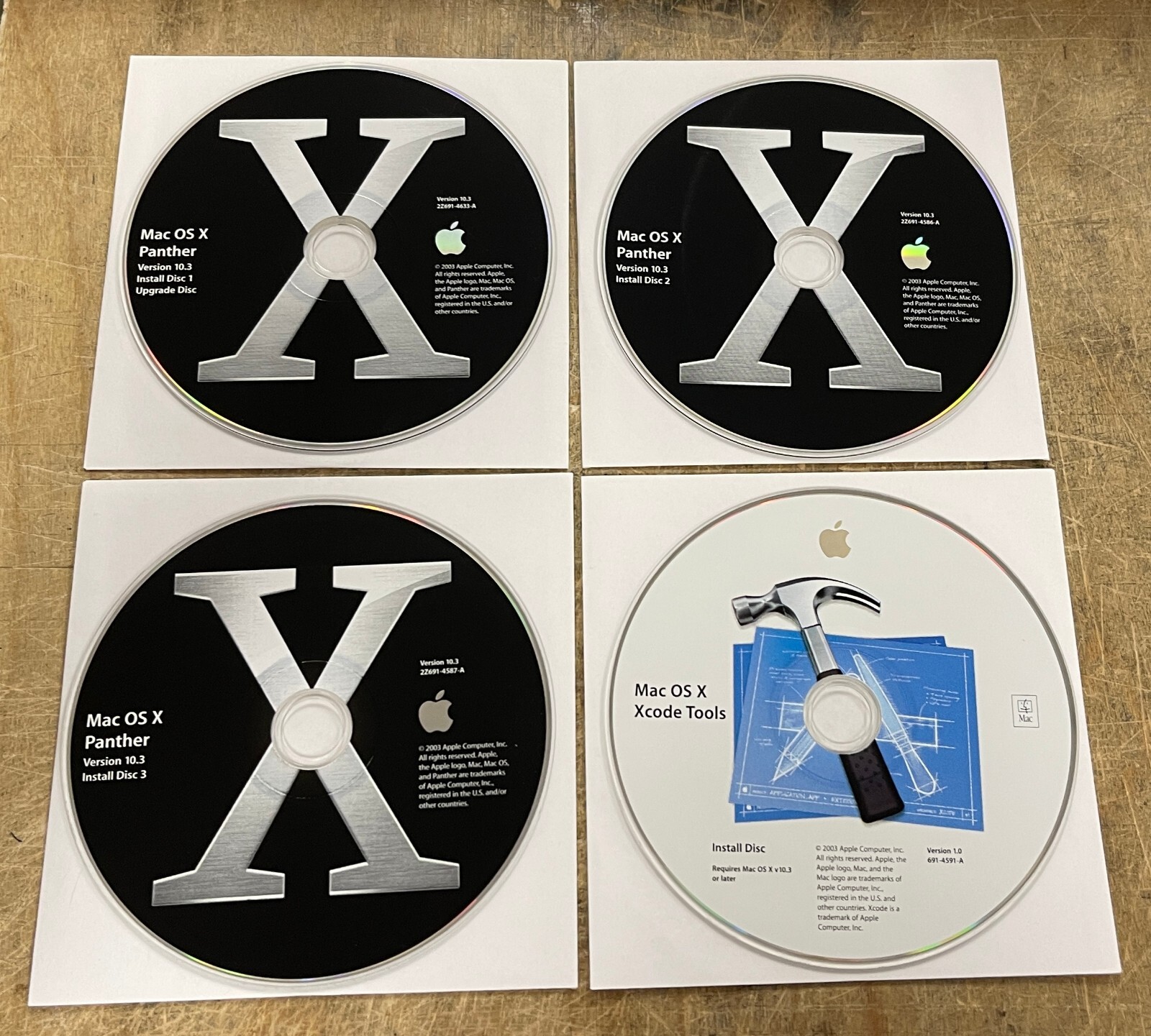 Apple Mac OSX v.10.3 (Panther) CPU Upgrade Pack 603-3913-A