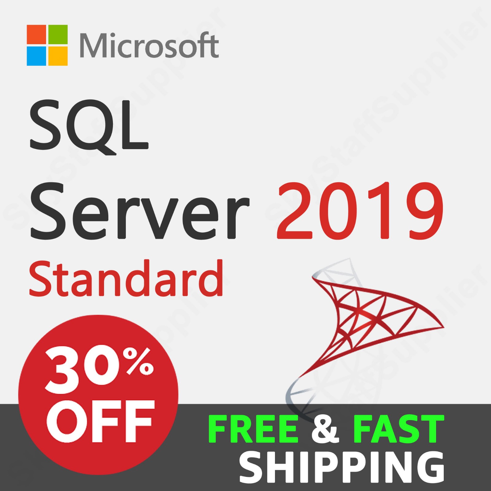 Microsoft SQL Server 2019 STANDARD 24 Cores License Key + 25 Access CALs
