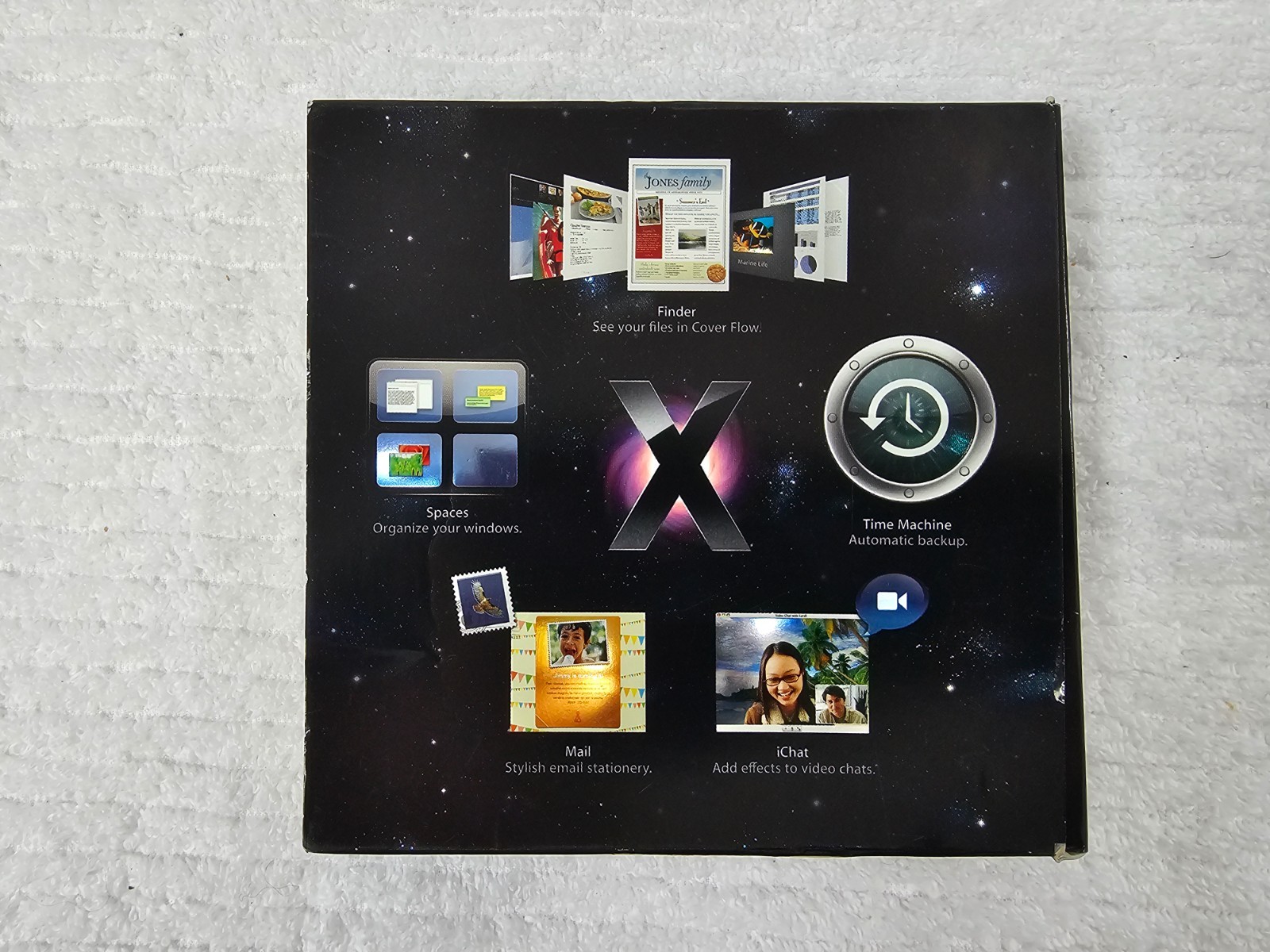 Apple Mac OS X Leopard 10.5.4 Install DVD Family Pack w Manual & Original Boxing