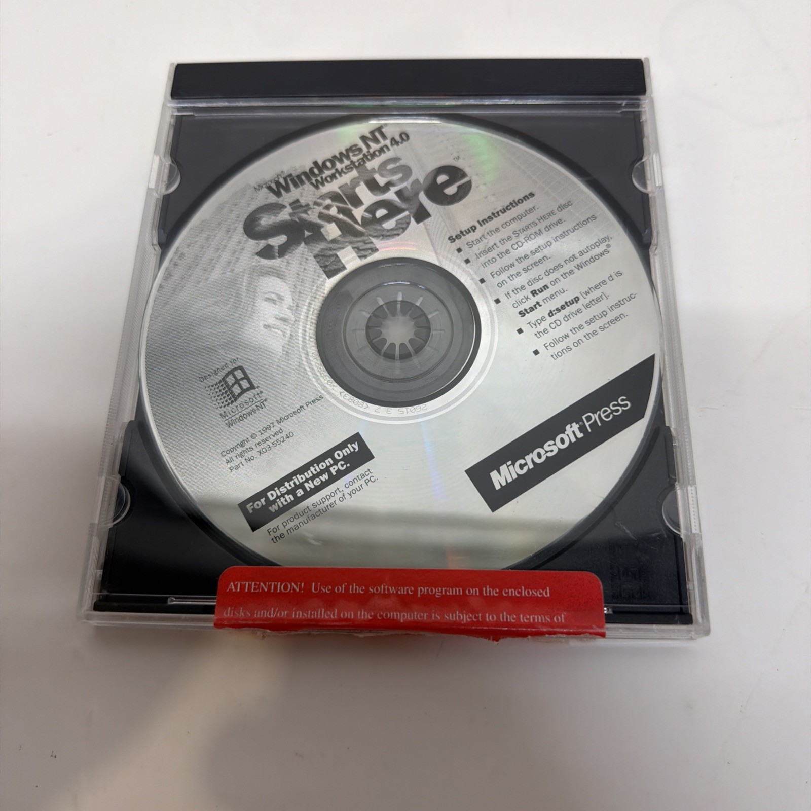 Windows NT Workstation V4.0 DISC
