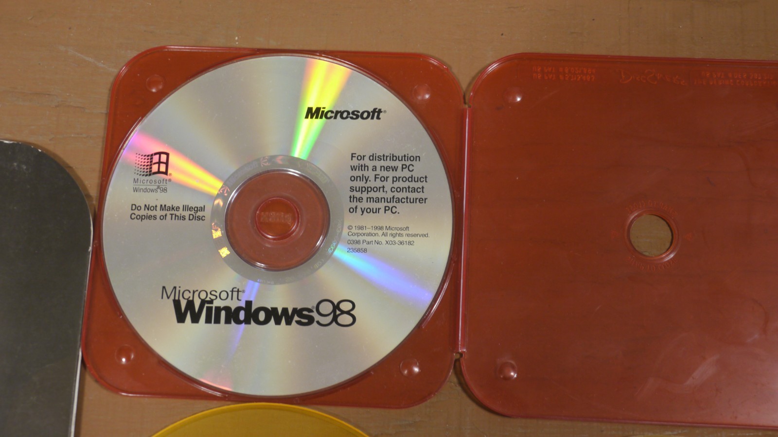 Microsoft Windows 7 Ultimate Professional 64-Bit w/ COA & Windows 98 DVD & CD!