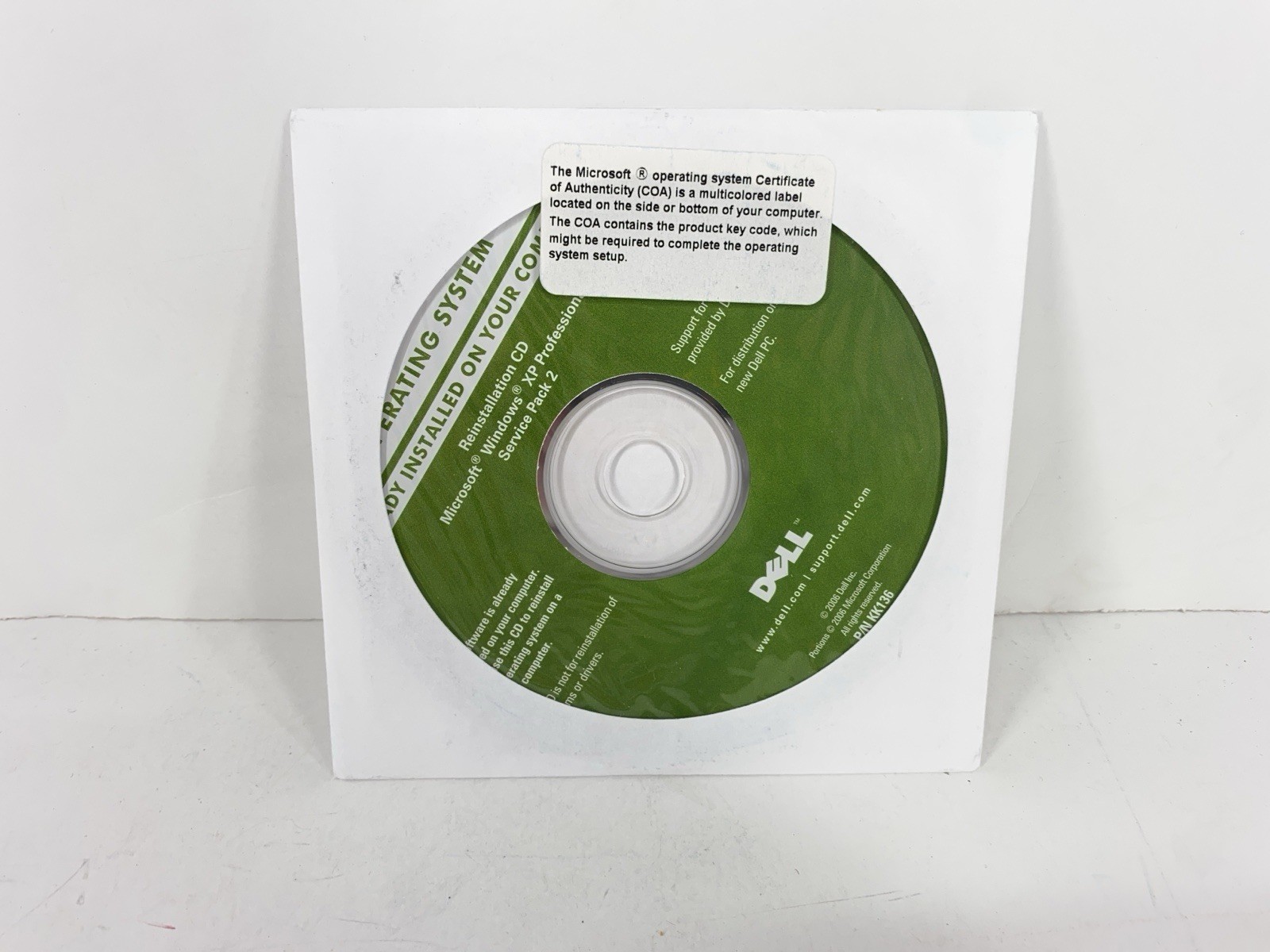 Dell Reinstallation CD Microsoft Windows XP Professional Pro Service Pack 2 SP2