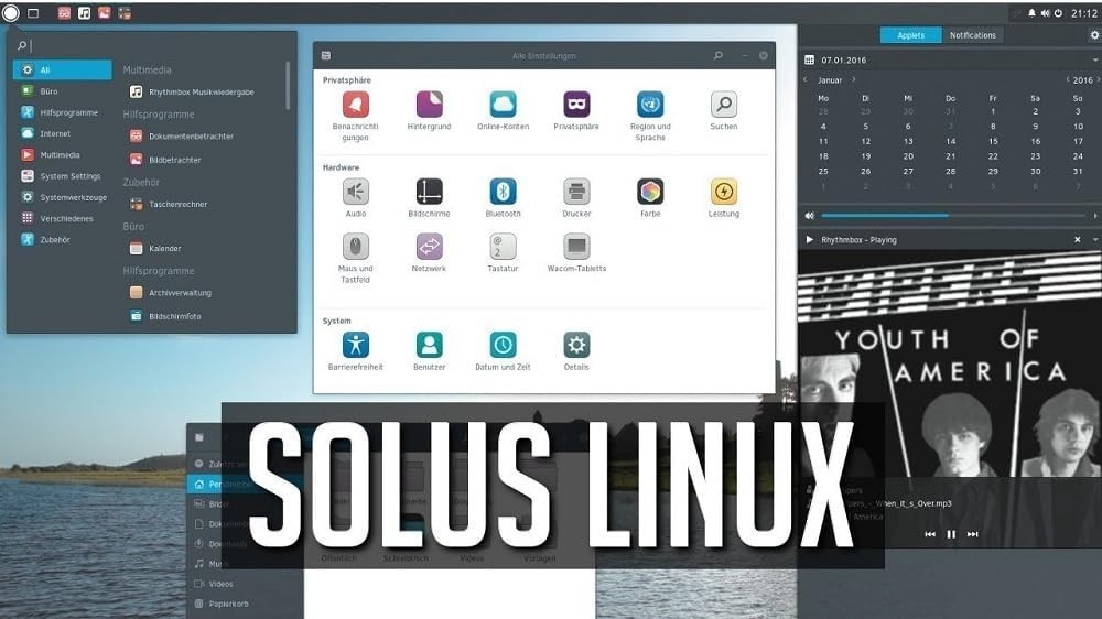 Latest New Release Solus Linux Gnome OS Operating System for PC on DVD