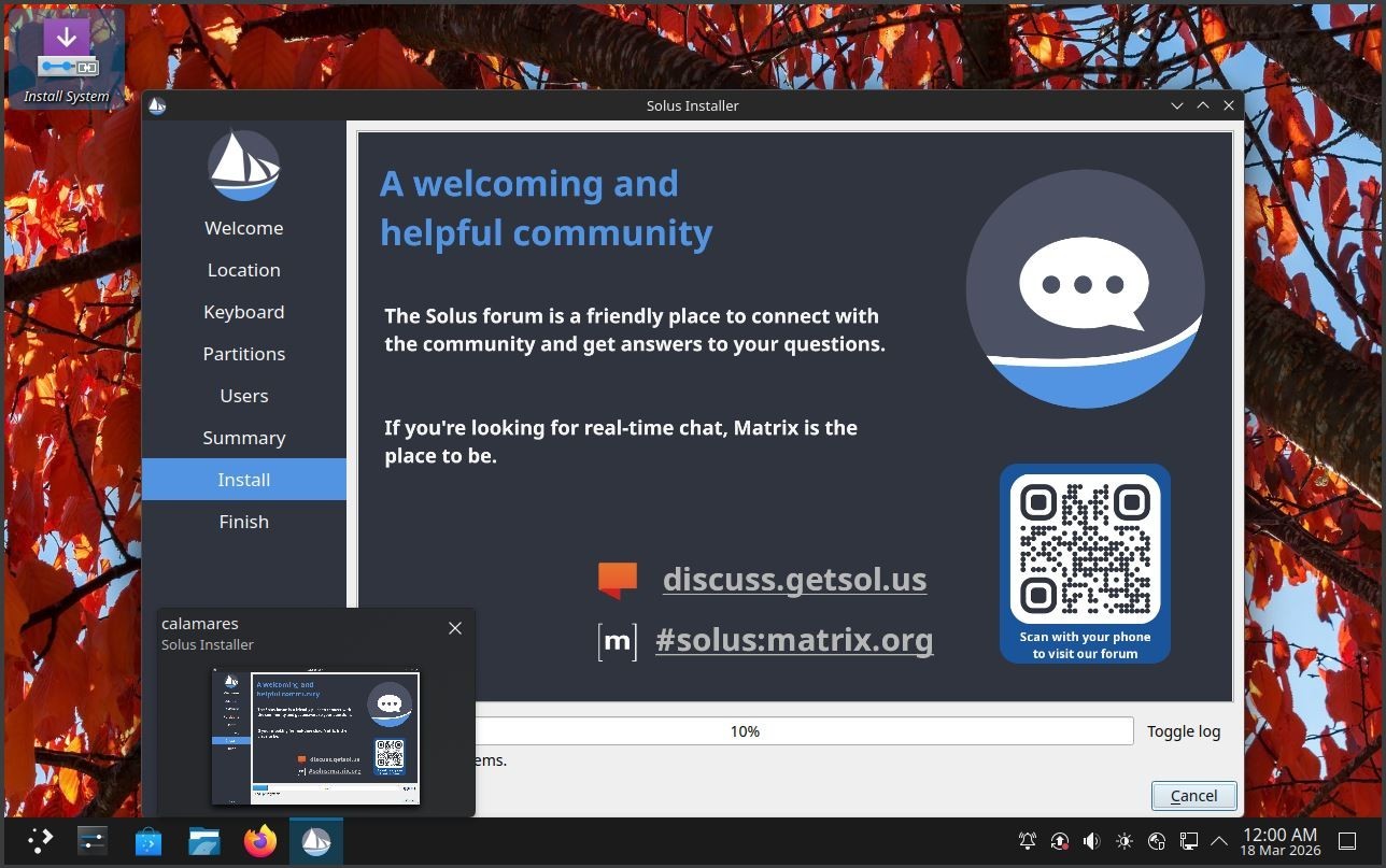 Solus 2025 XFCE – Bootable USB Live Installer – PC & Intel Mac – UEFI/BIOS