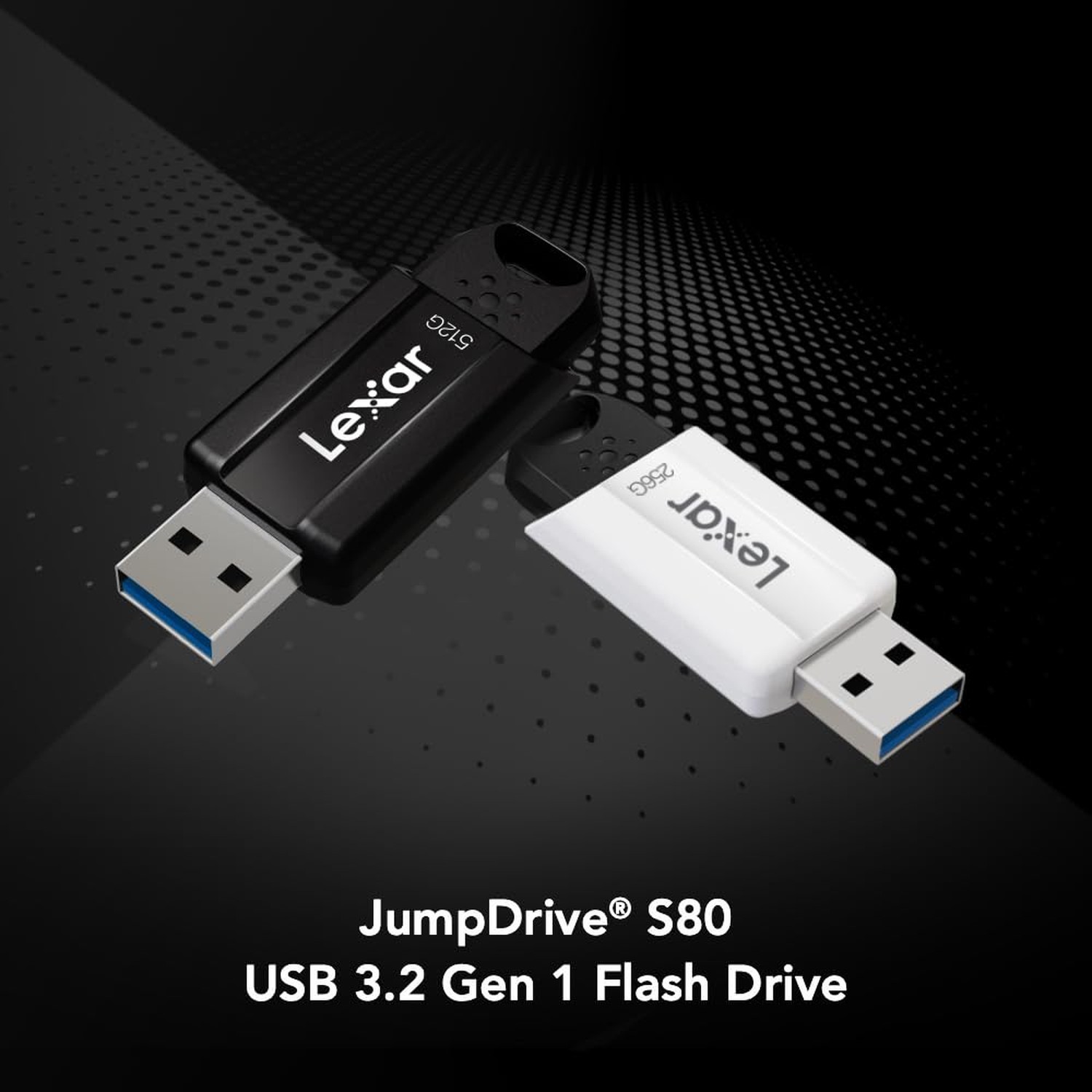 Lexar 128GB JumpDrive S80 USB 3.2 Gen 1 Flash Drive for Storage Expansion and…
