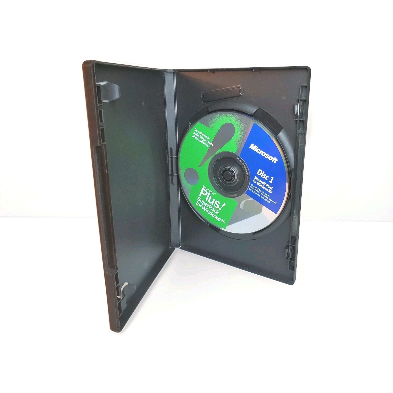 Microsoft Plus! SuperPack for Windows XP, 2 Disc Set, Untested Product Key