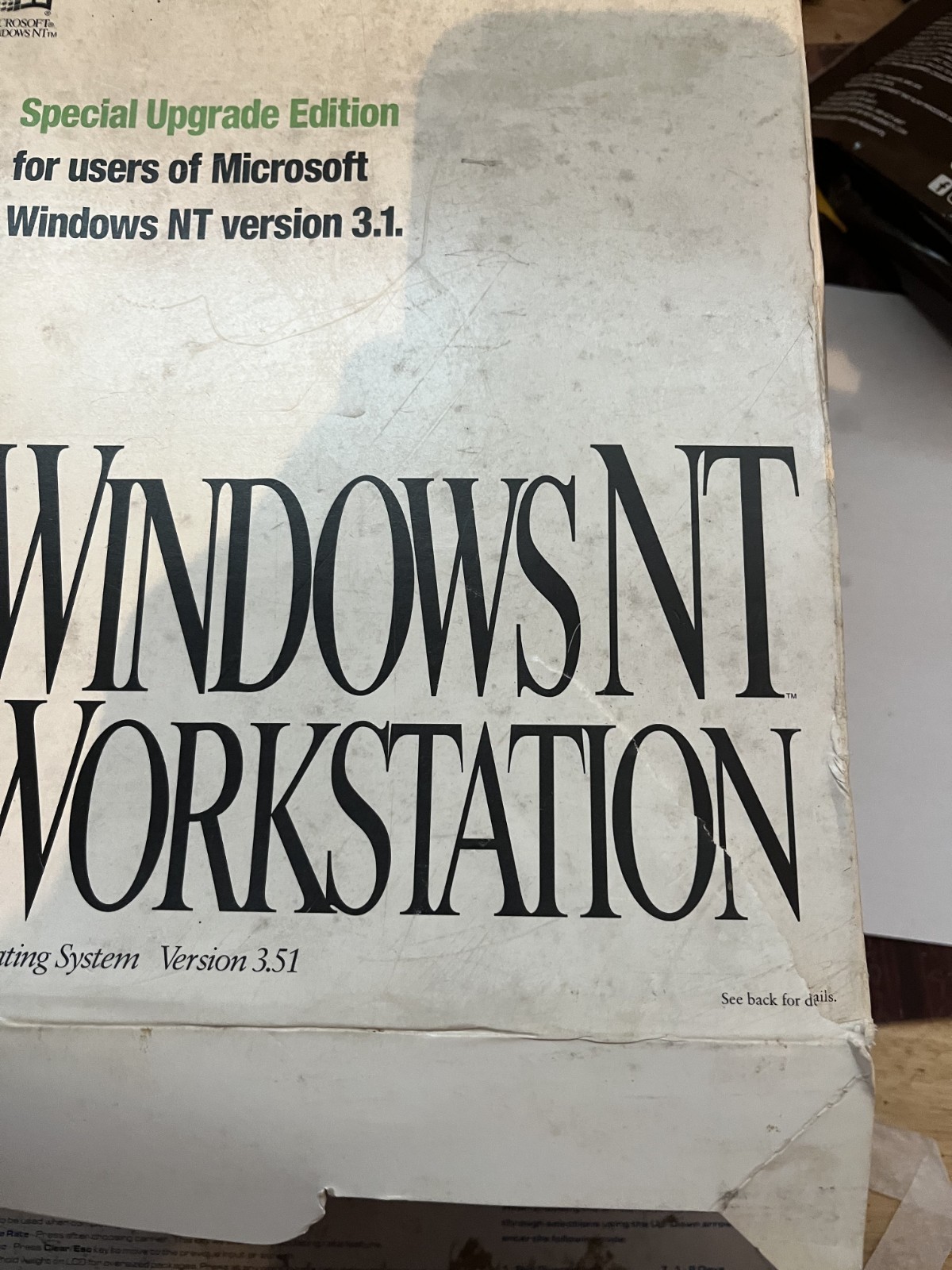 Microsoft Windows NT 3.51 Workstation Upgrade Edition CD and 3 Floppies