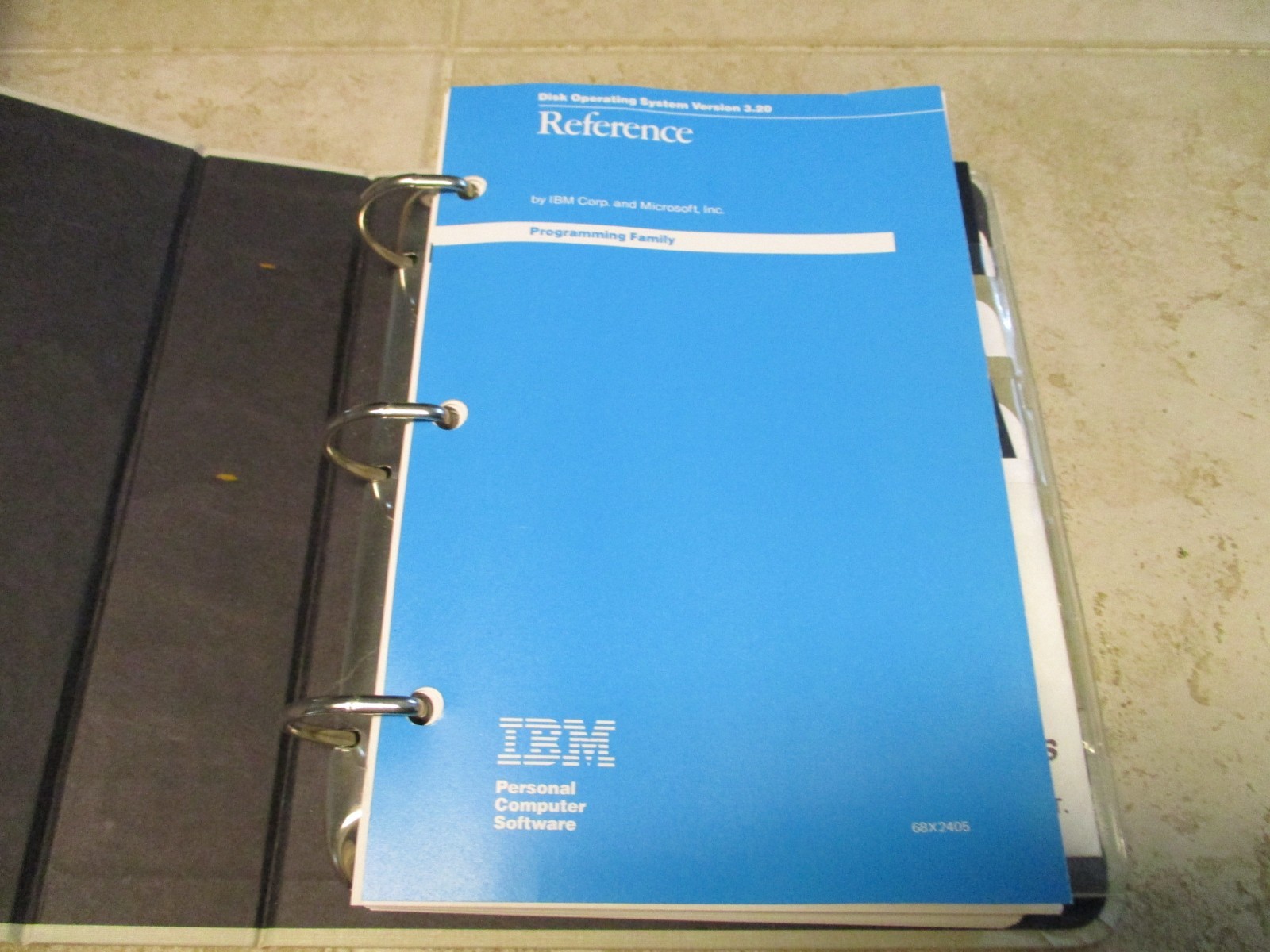 Vintage IBM Dos Disk Operating System Ver 3.20 5.25″ Diskettes Manual Software