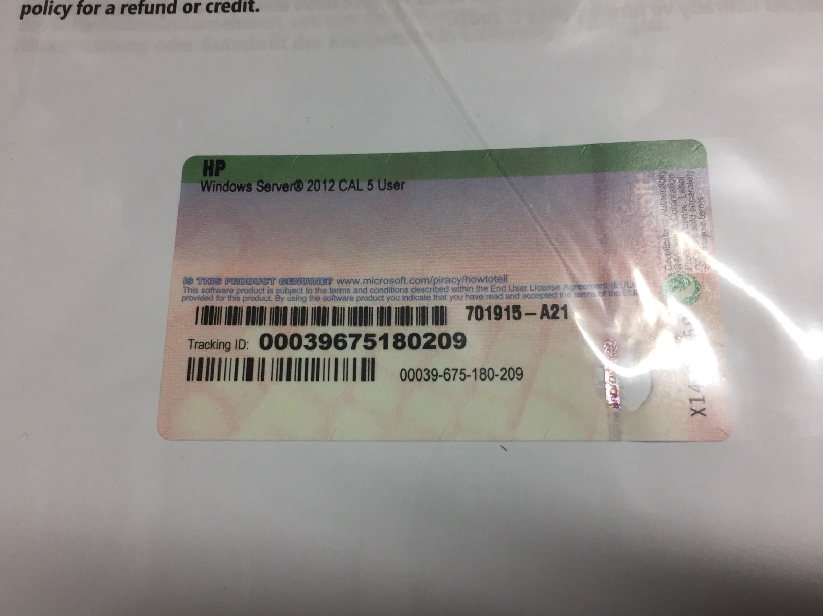 Windows Server Standard 2012 R2, DVD with 5 cal/OEM Full Version, VAT Invoice