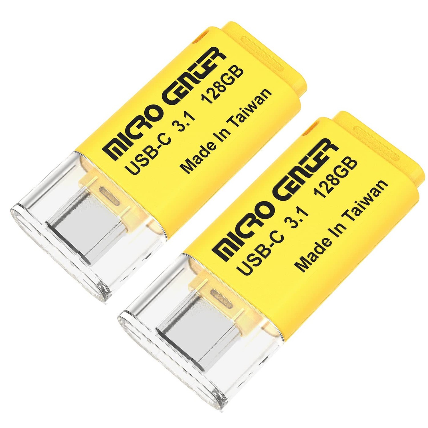 INLAND Micro Center Super Speed 2 Pack 128GB Type-C USB 3.0/USB 3.1 Gen 1 Min…