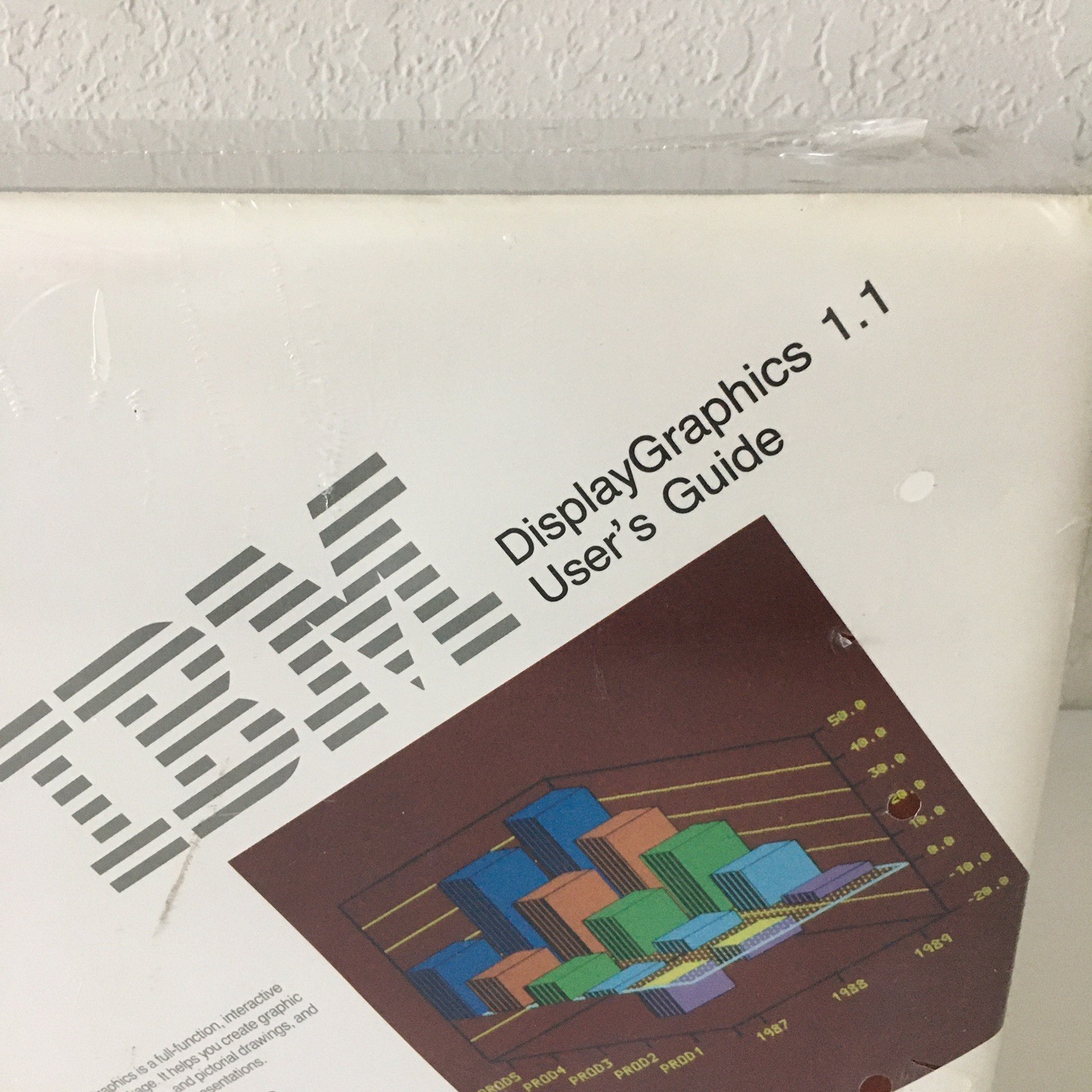 Vintage 1988 IBM DisplayGraphics Software – Six 1.44MB 3.5″ Diskettes