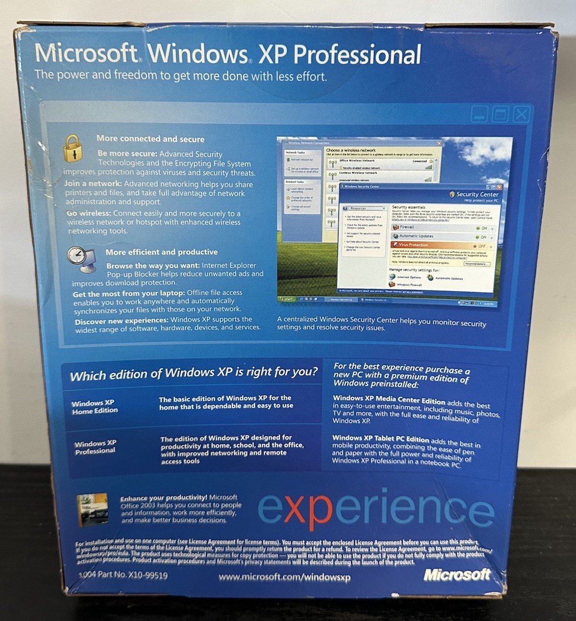 MICROSOFT WINDOWS XP PROFESSIONAL W/ SERVICE PACK 2 *BRAND NEW & SEALED*
