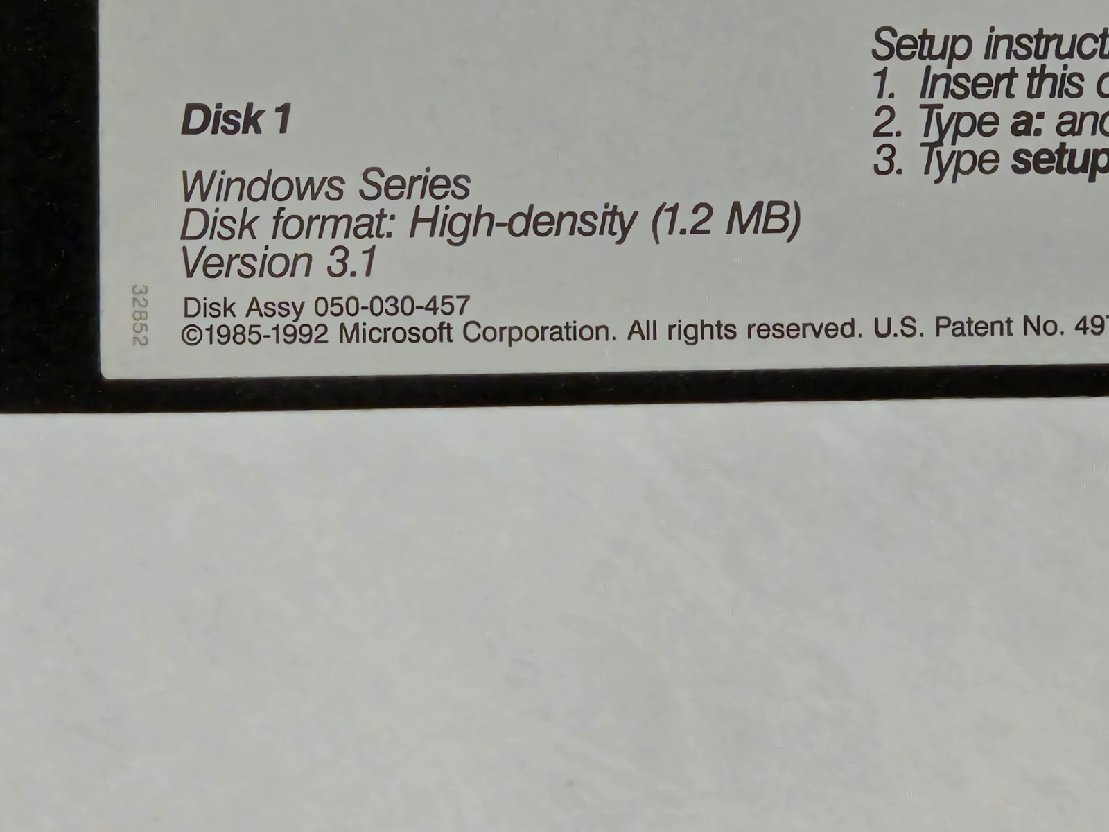 Microsoft Windows Version 3.1 Operating Software 5.25″ Floppy Disks 7 OEM Disks