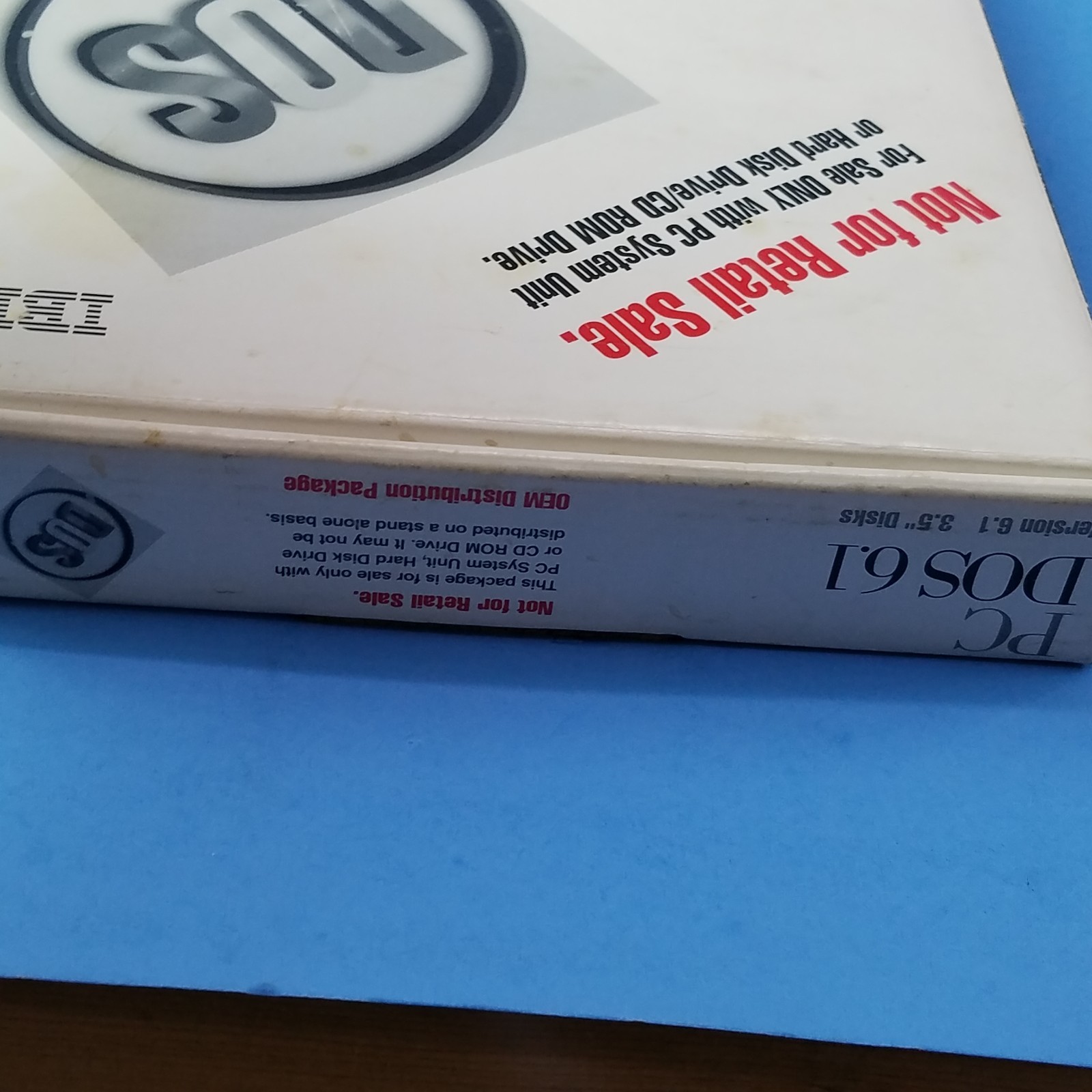 VTG. IBM PC DOS 6.1 Software Operating System User manuals 3.5” disk in box