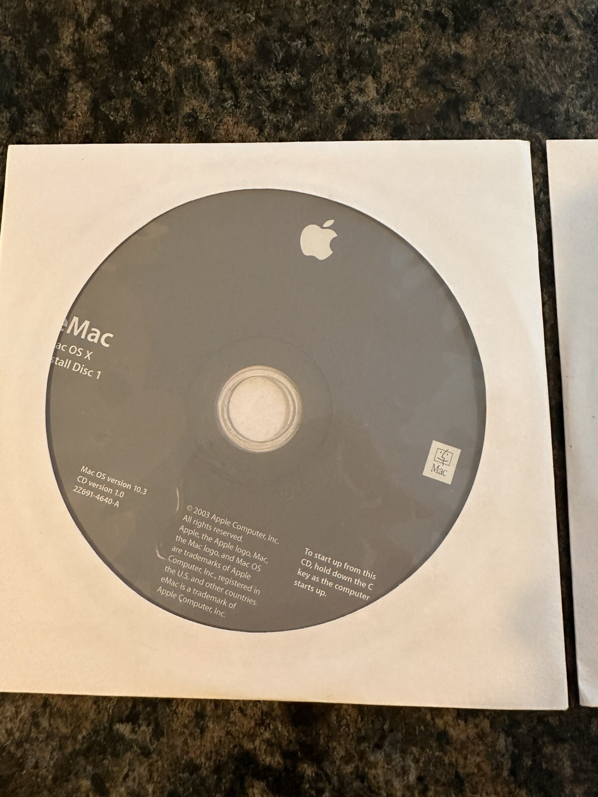 Lot of 9 Apple eMac OS X 10.3 And Software Restore 2003 Disks