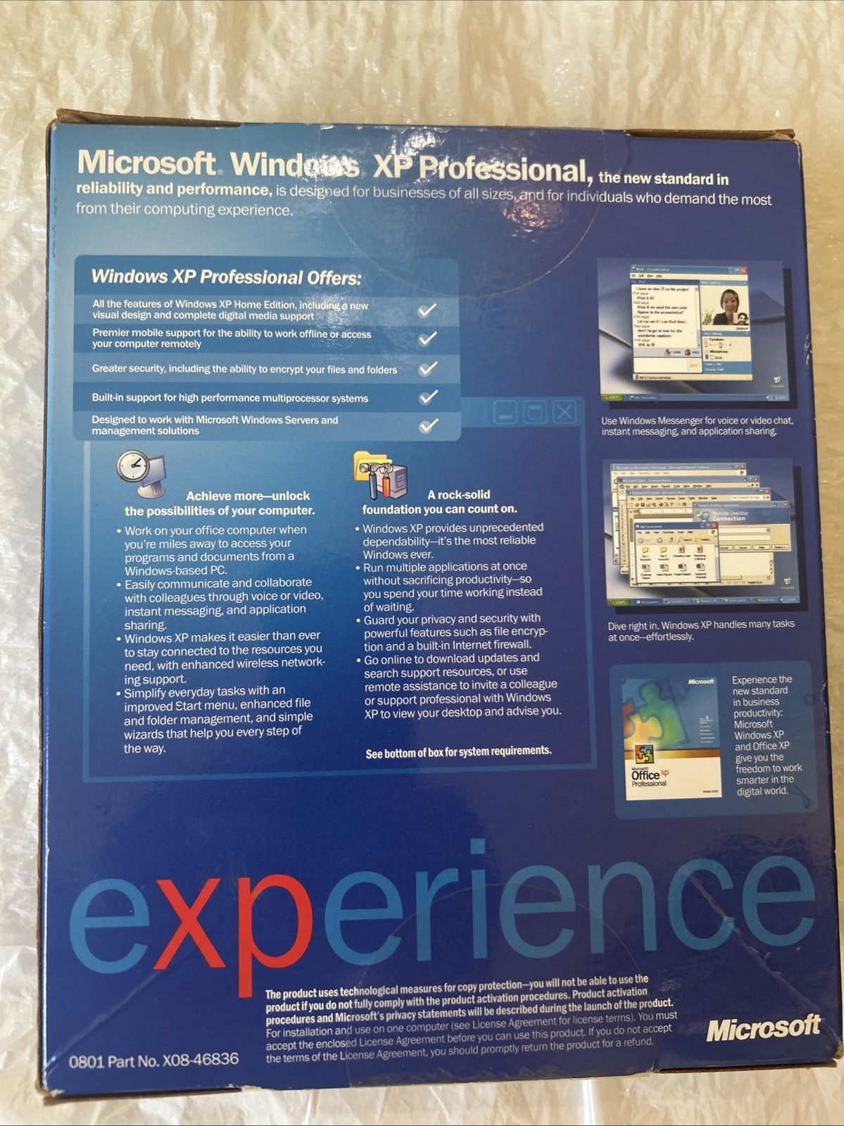 Microsoft Windows XP Professional 2002 Big Box sealed