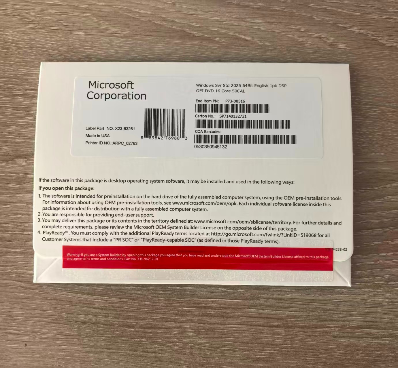 Windows Server 2019,2022,2025 Standard New Sealed DVD & Product Key&Freeship