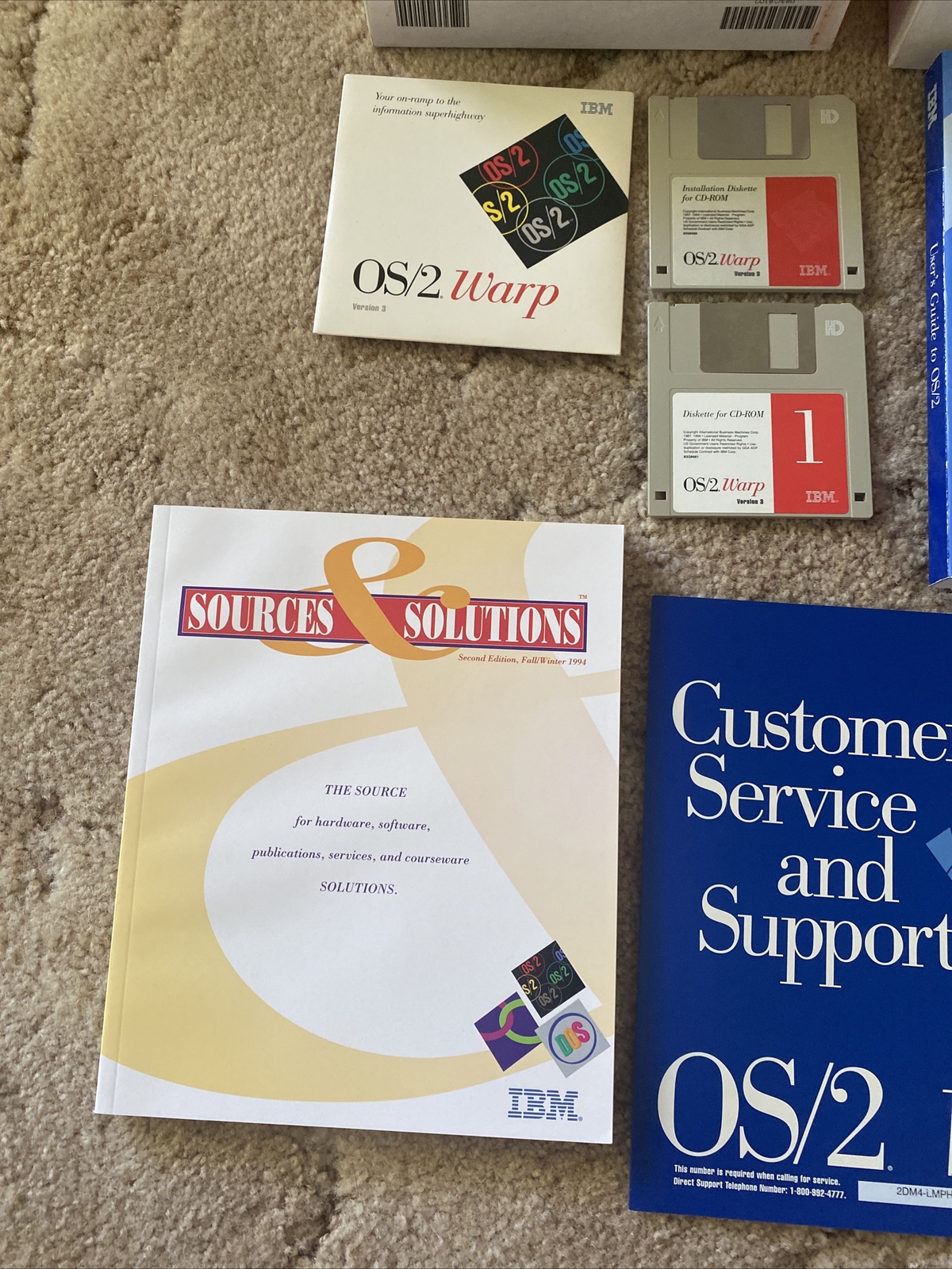 IBM OS/2 Warp Version 3 plus BonusPak for DOS and Windows
