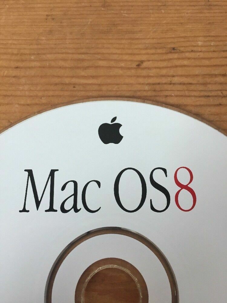 Vintage 1997 Mac OS 8 v8.0 Macintosh Software Install Installation Disc CD