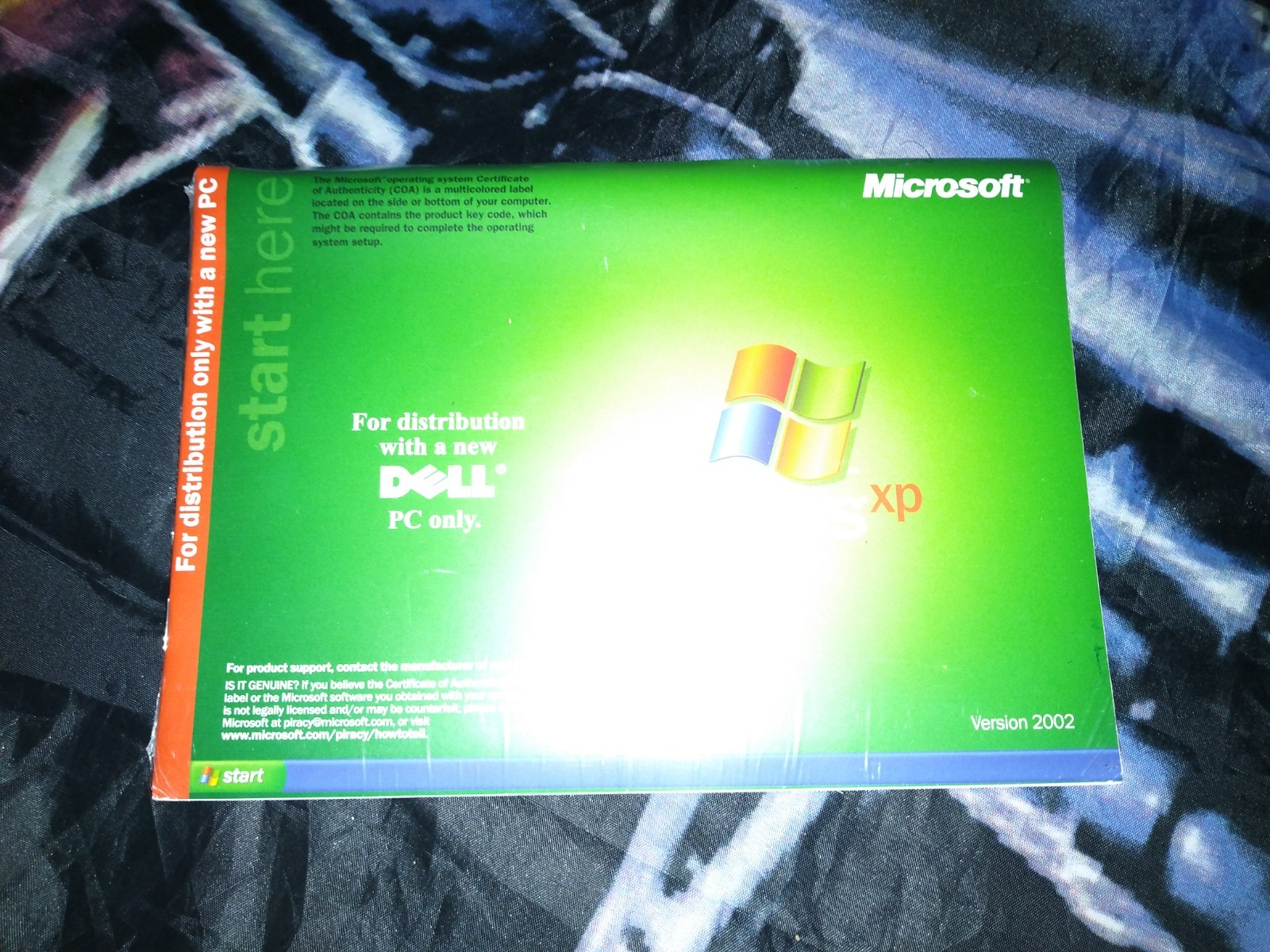 Microsoft Windows XP Home Version 2002 Reinstallation Cd Works With Dell PC