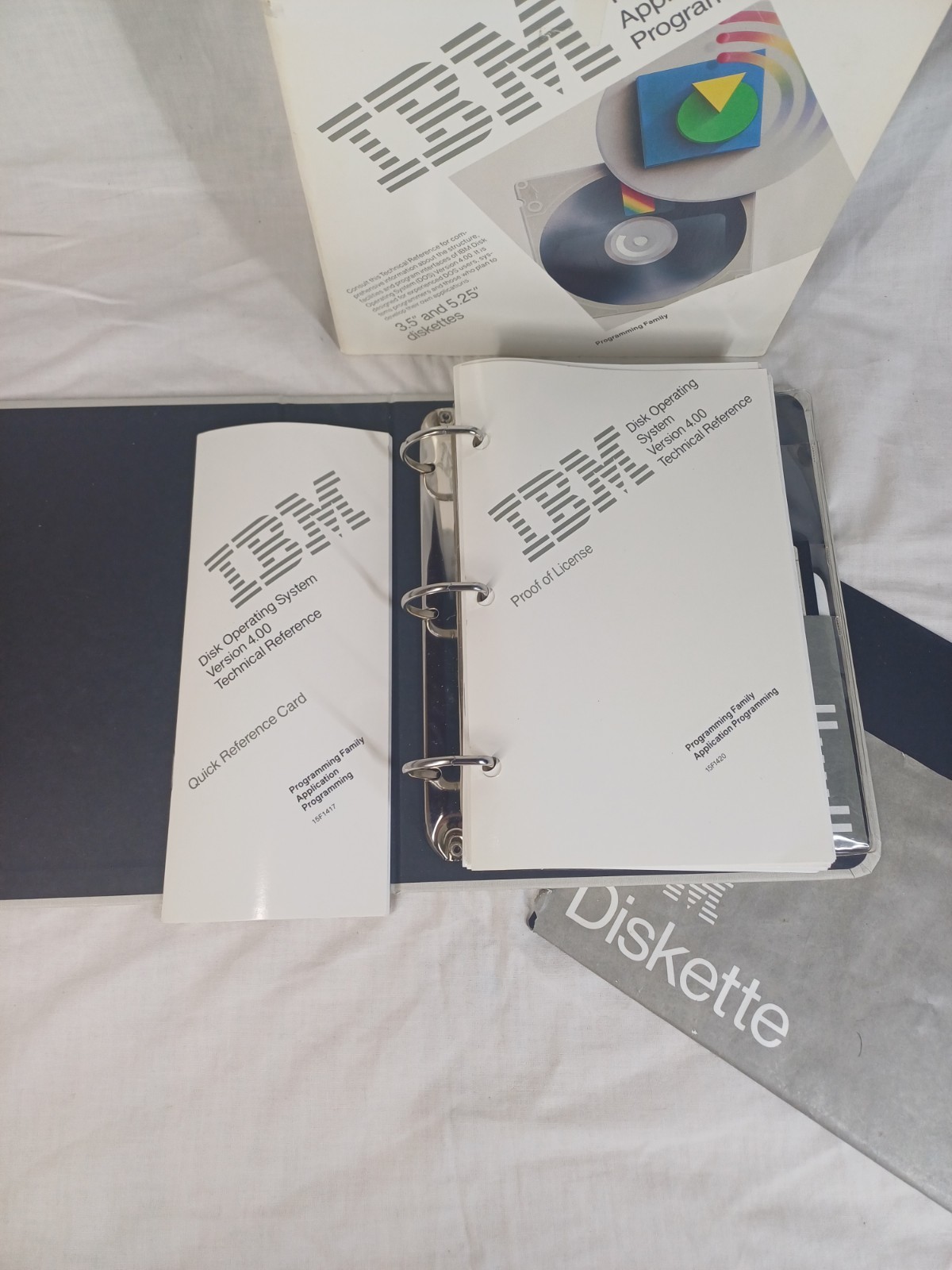 IBM DOS 4.00 OS Technical Reference Application Programming Book, Semi Complete?