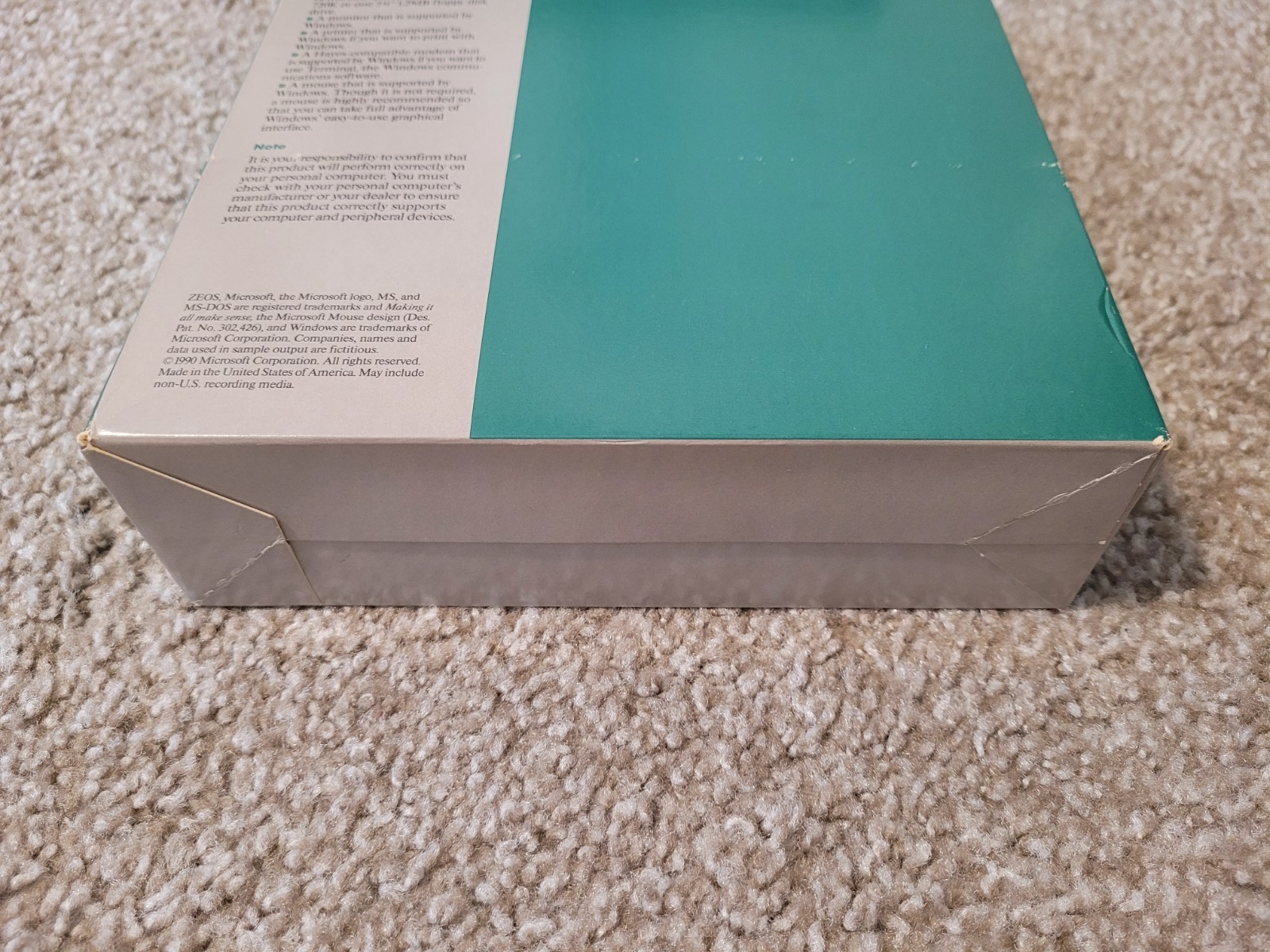 Microsoft Windows 3.1 – Rare ZEOS Version – box, all manuals, all discs