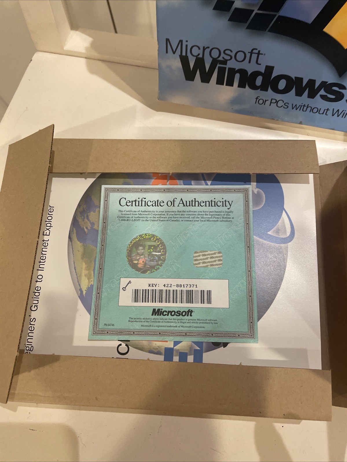 New Microsoft Windows 95 OS 3.5″ Floppy MS-DOS PCs RARE 1996 US Int Expl Kit N/c