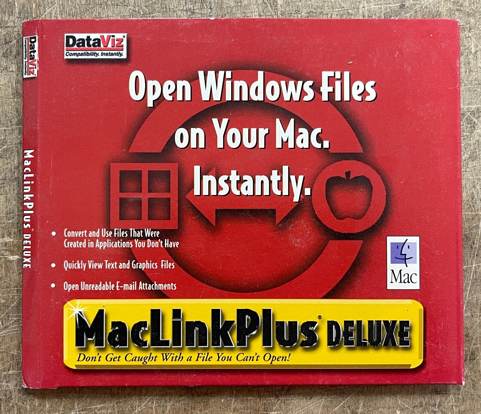DataViz MacLinkPLUS DELUXE CD-rom for Opening Windows Files on Your Mac