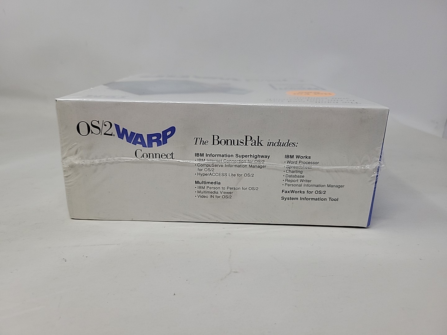 *NEW SEALED* IBM OS/2 Warp Connect Version 3 CD-Rom Vintage Computer Software