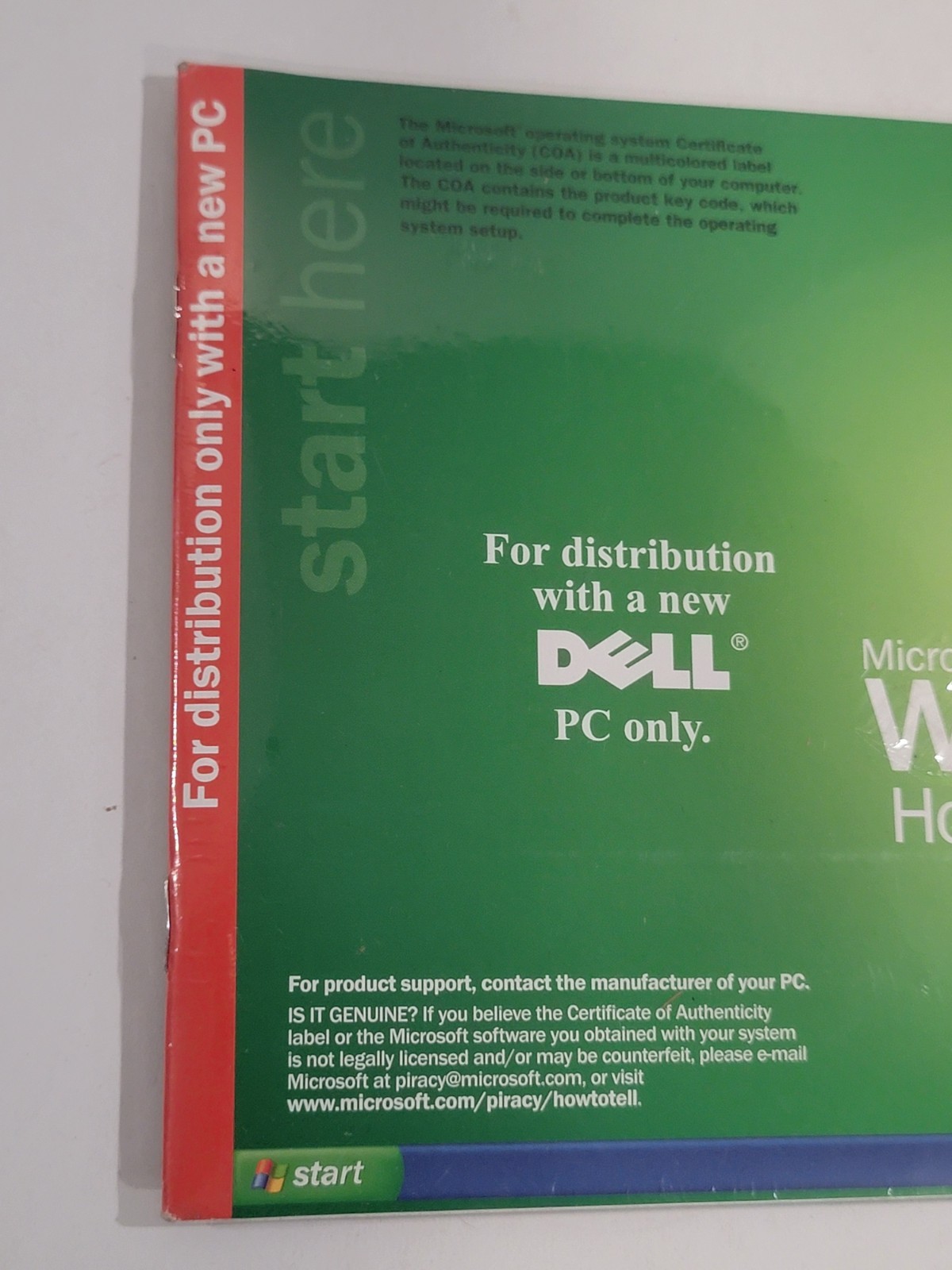 Vintage Microsoft Windows XP Home Edition Dell | Version 2002 | FACTORY SEALED