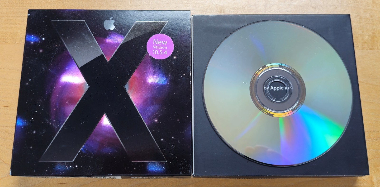 Apple Mac OSX 10.5.4 Leopard Retail Pack P/N: MB576Z/A