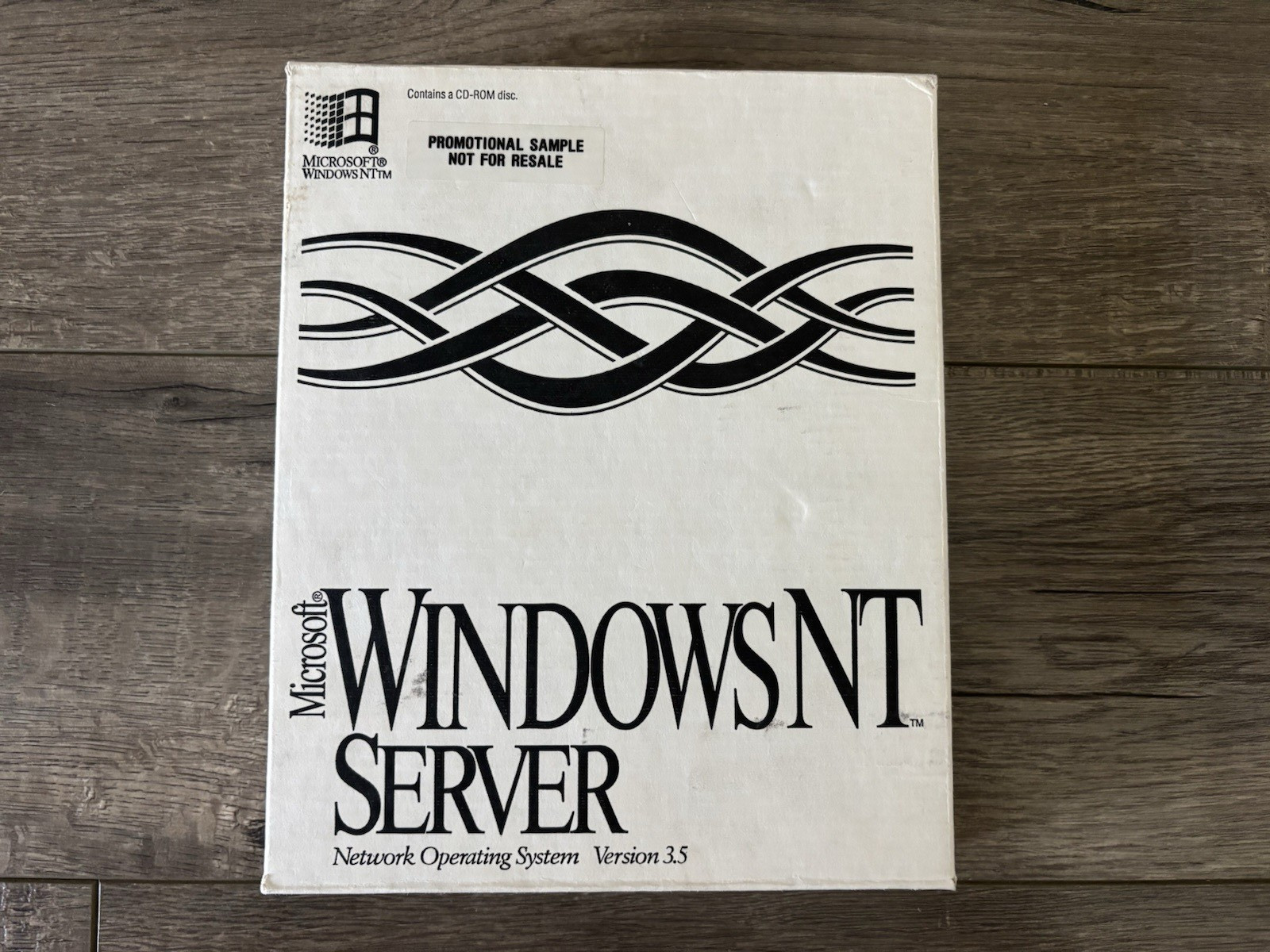 1994 Promo Sample Microsoft Windows NT Server 3.5 CD-ROM 58167 (Sealed Media)