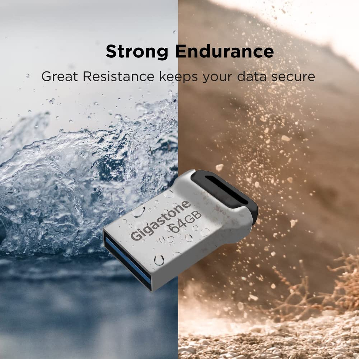 GIGASTONE 64GB Nano Flash Drive (2 Pack) Z90 USB 3.2 Gen 1, 120MB/s Ultra Fas…