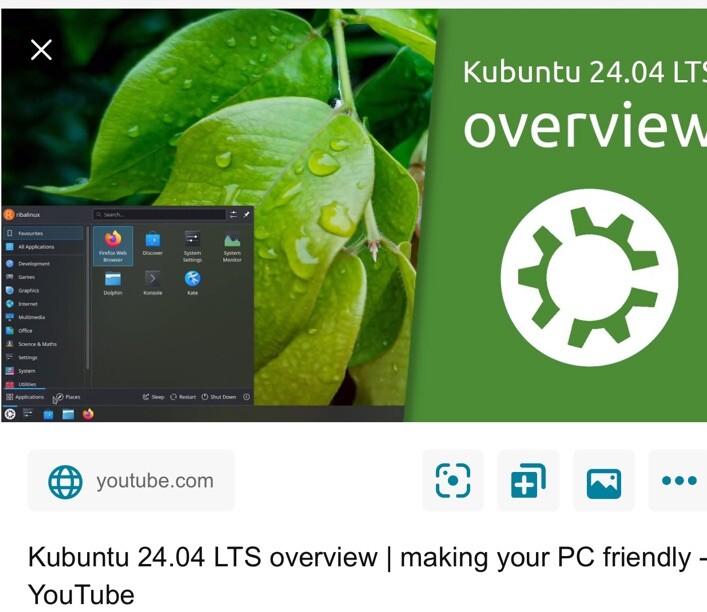 Kubuntu Desktop 26.04 LTS – 32gb USB-A key Canada only Beta Preview