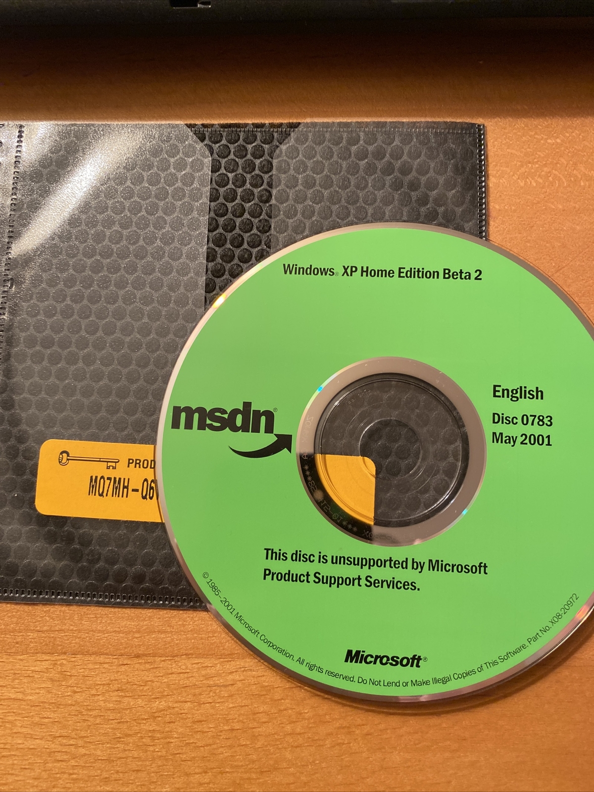 6 CDs NEW RARE Microsoft Windows “Codename” Whistler Beta2 + Product Keys + diag