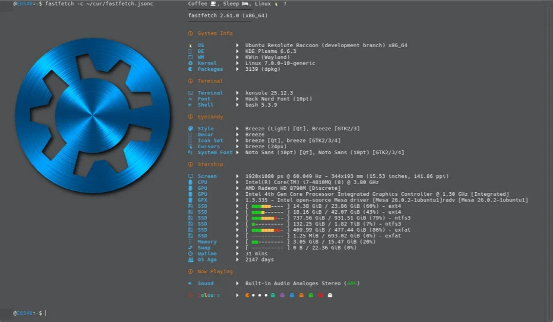 Kubuntu 26.04 LTS – Plasma 6 Latest Bootable USB Flash Drive