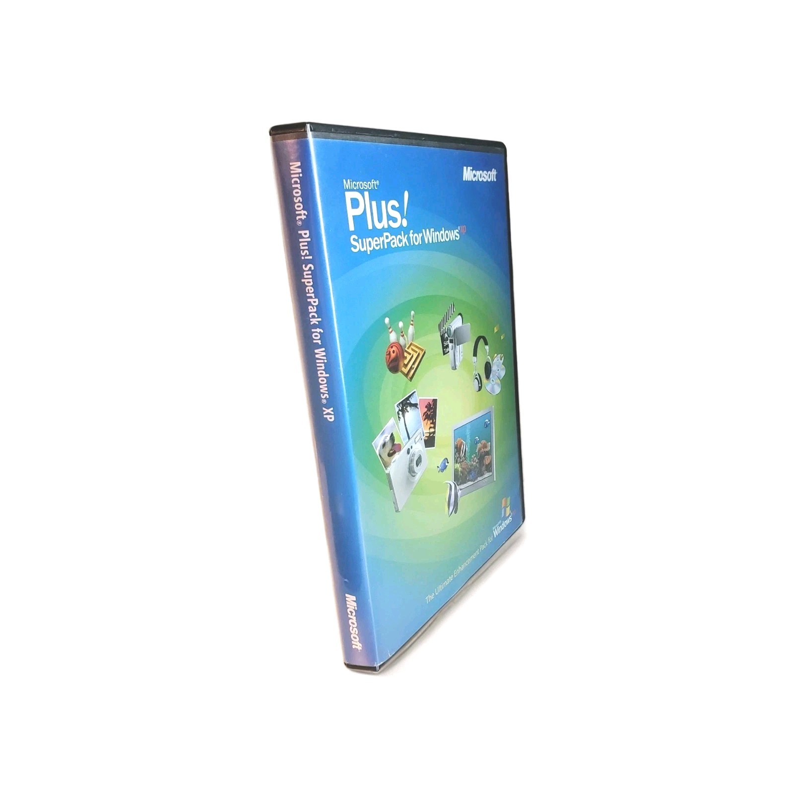 Microsoft Plus! SuperPack for Windows XP, 2 Disc Set, Untested Product Key
