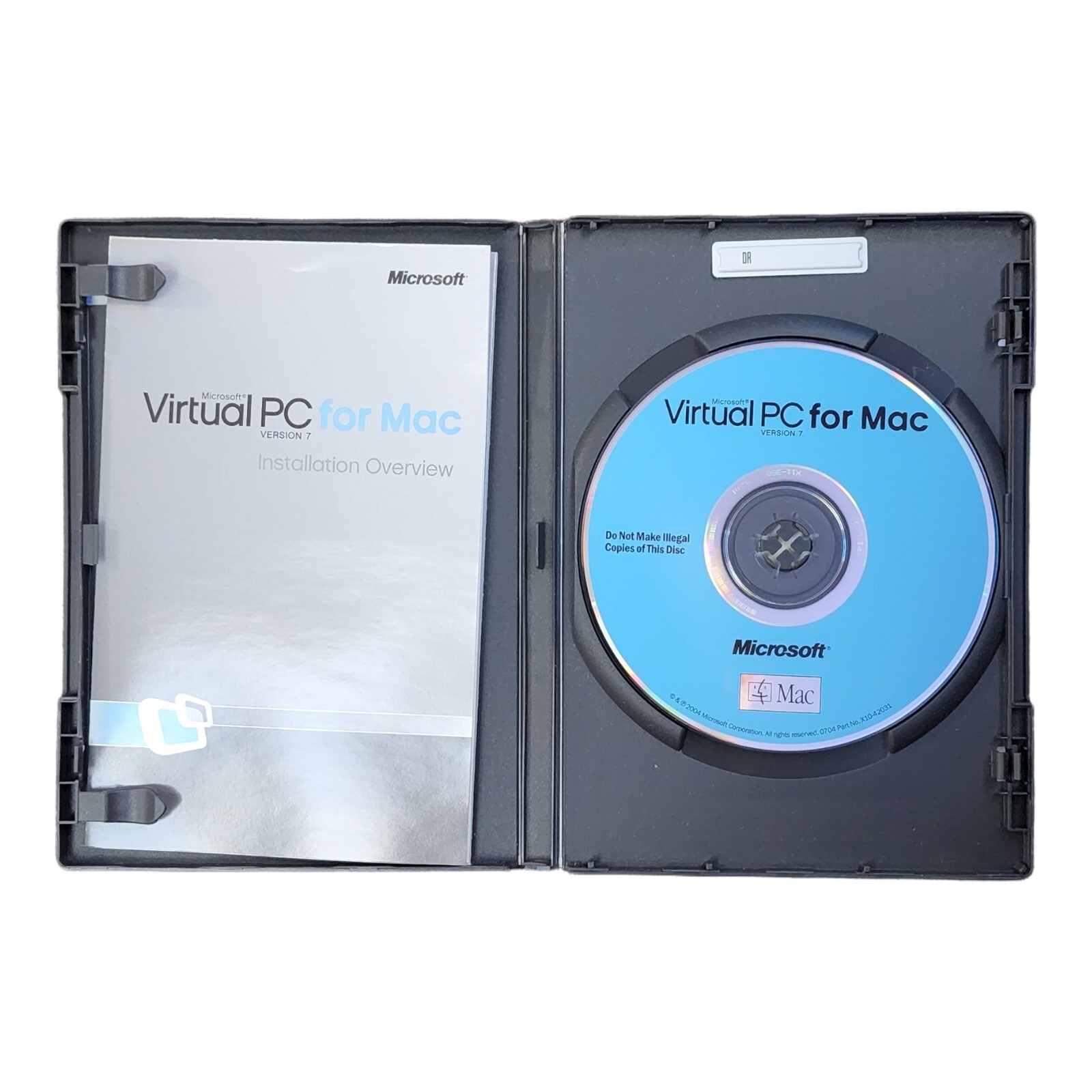 Macintosh Virtual PC Version 7 for Mac Software Install CD w/ Product Key