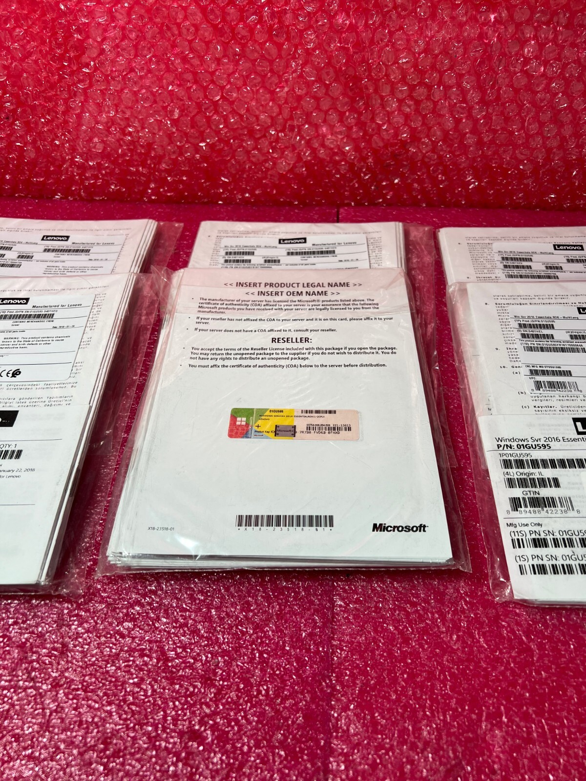 1 Pc LENOVO Software Windows Server 2016 Essentials ROK MultiLanguage 01GU595