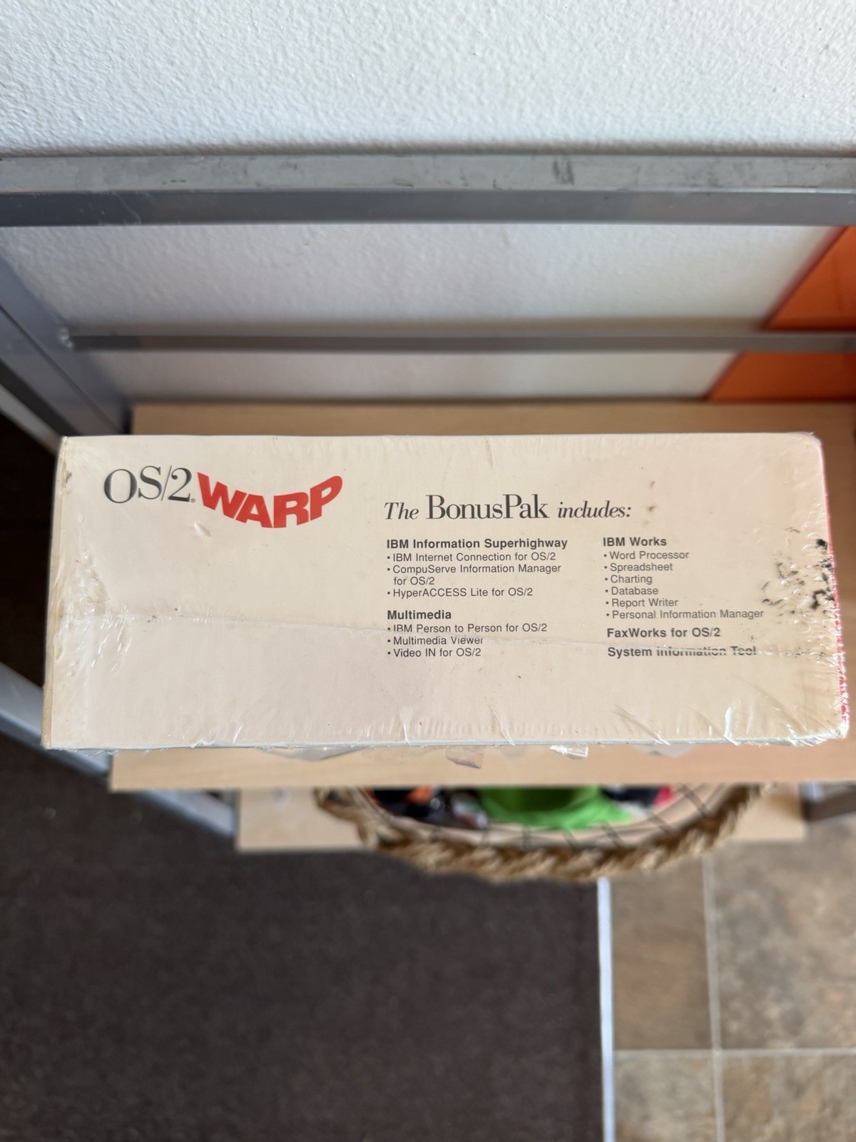 NEW SEALED IBM OS/2 Warp Connect Version 3 3.5″ Disk Vintage Computer Software